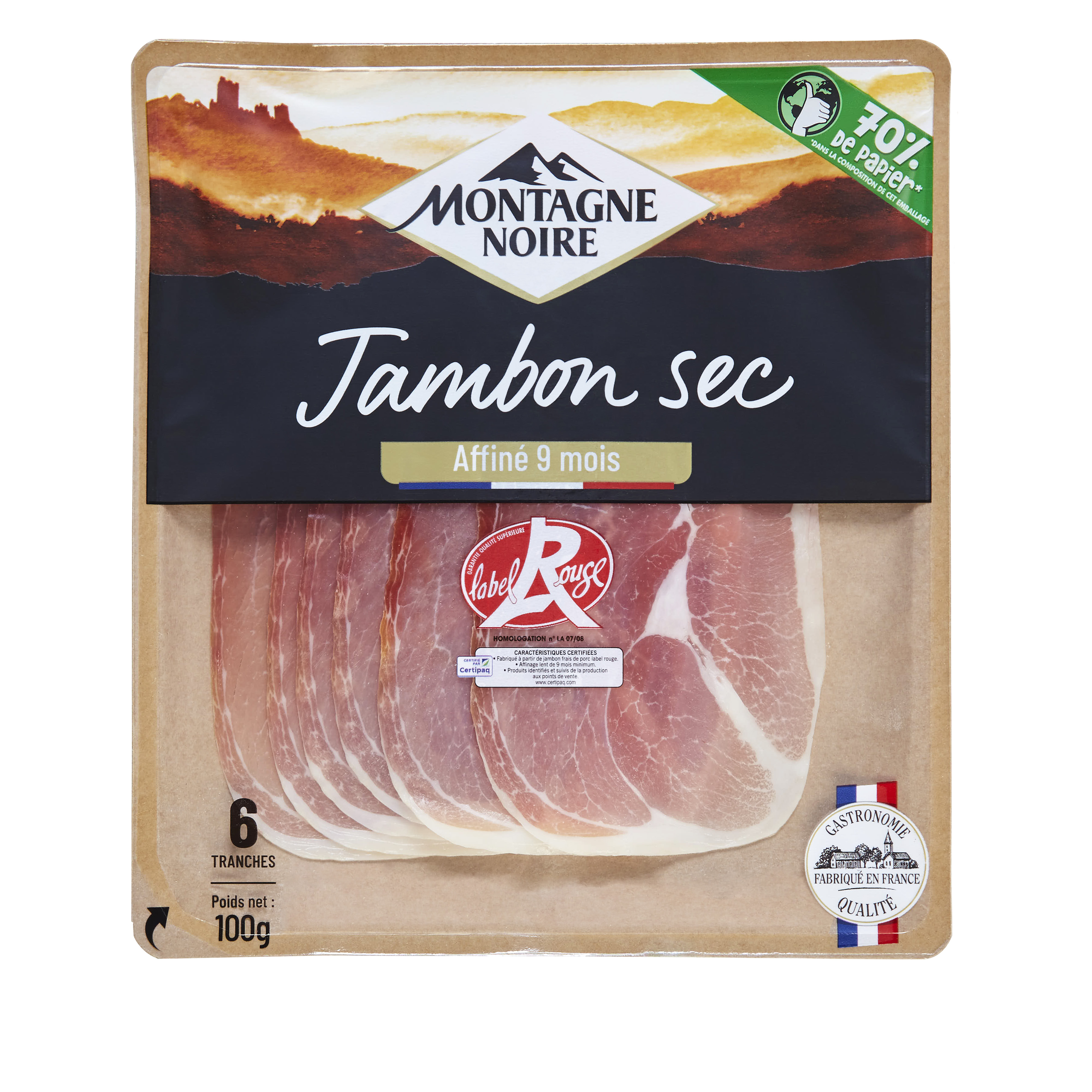 Dry ham Montagne Noire