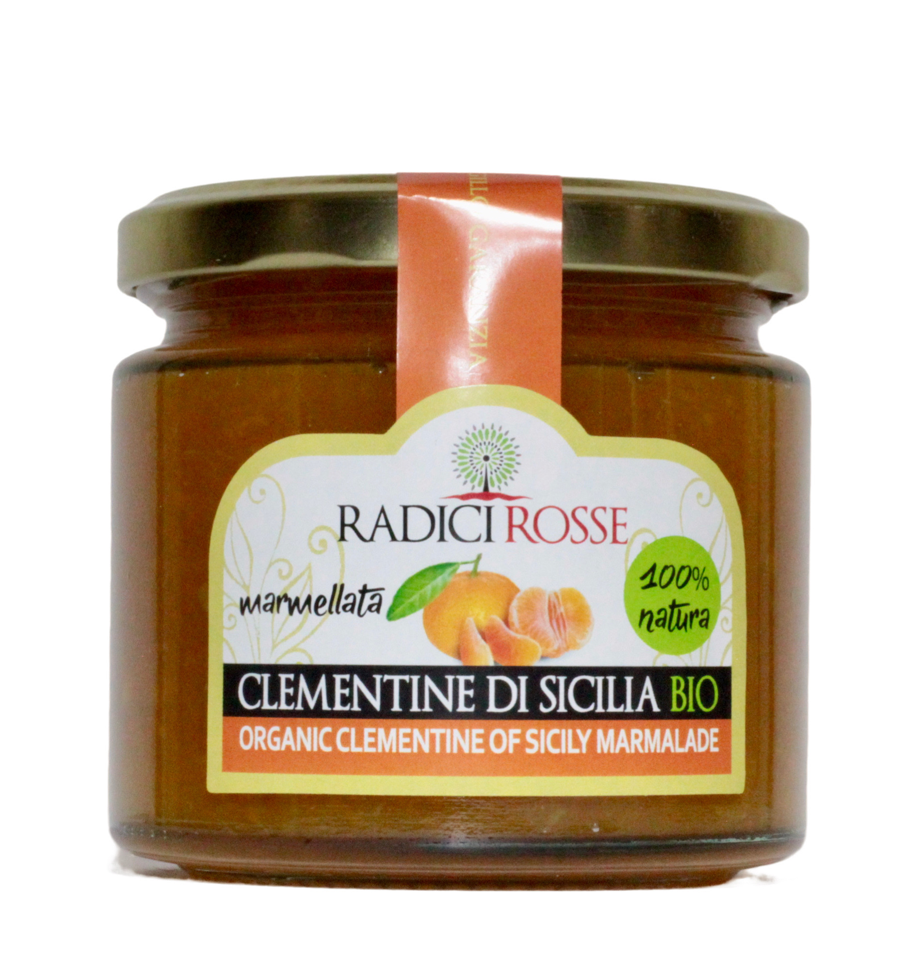 Organic clementine of Sicily marmelade 240g