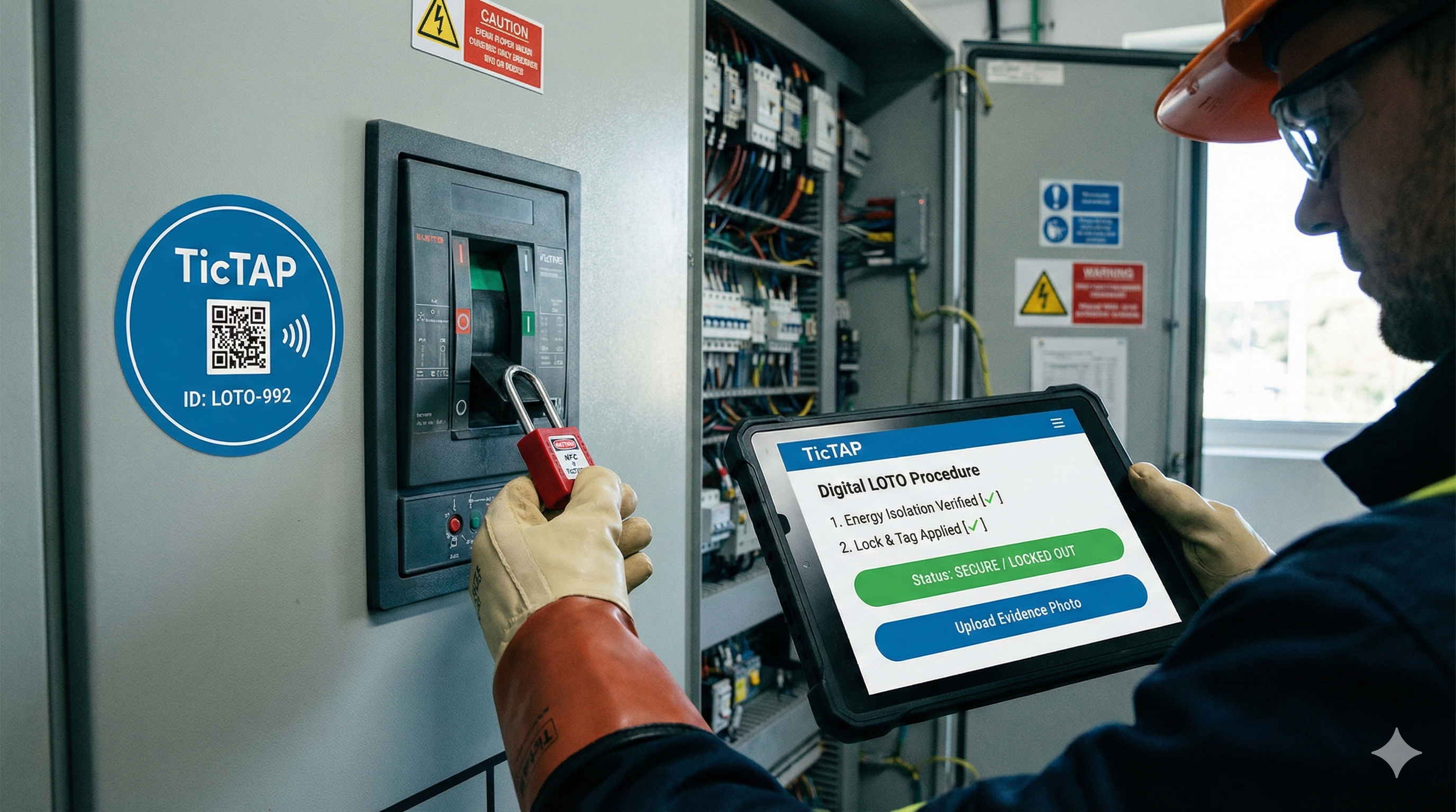 Gestión LOTO digital TicTAP