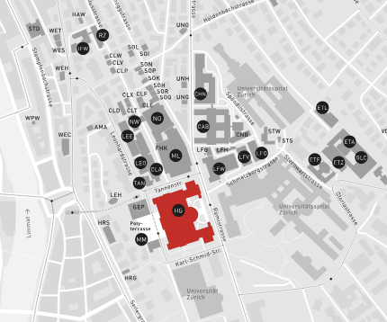 Session location ETH Main Building (ground floor)