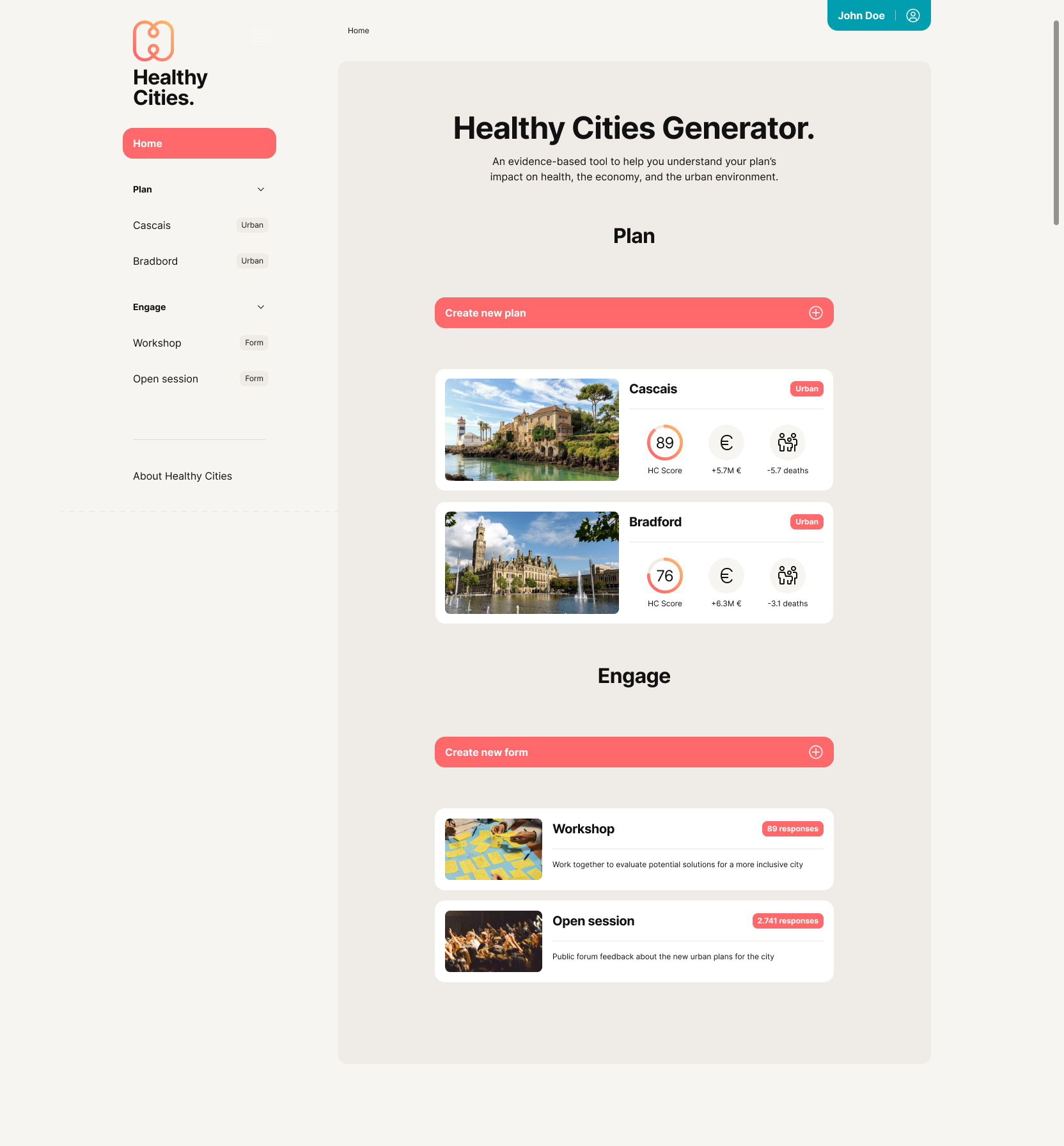 Healthy Cities Generator