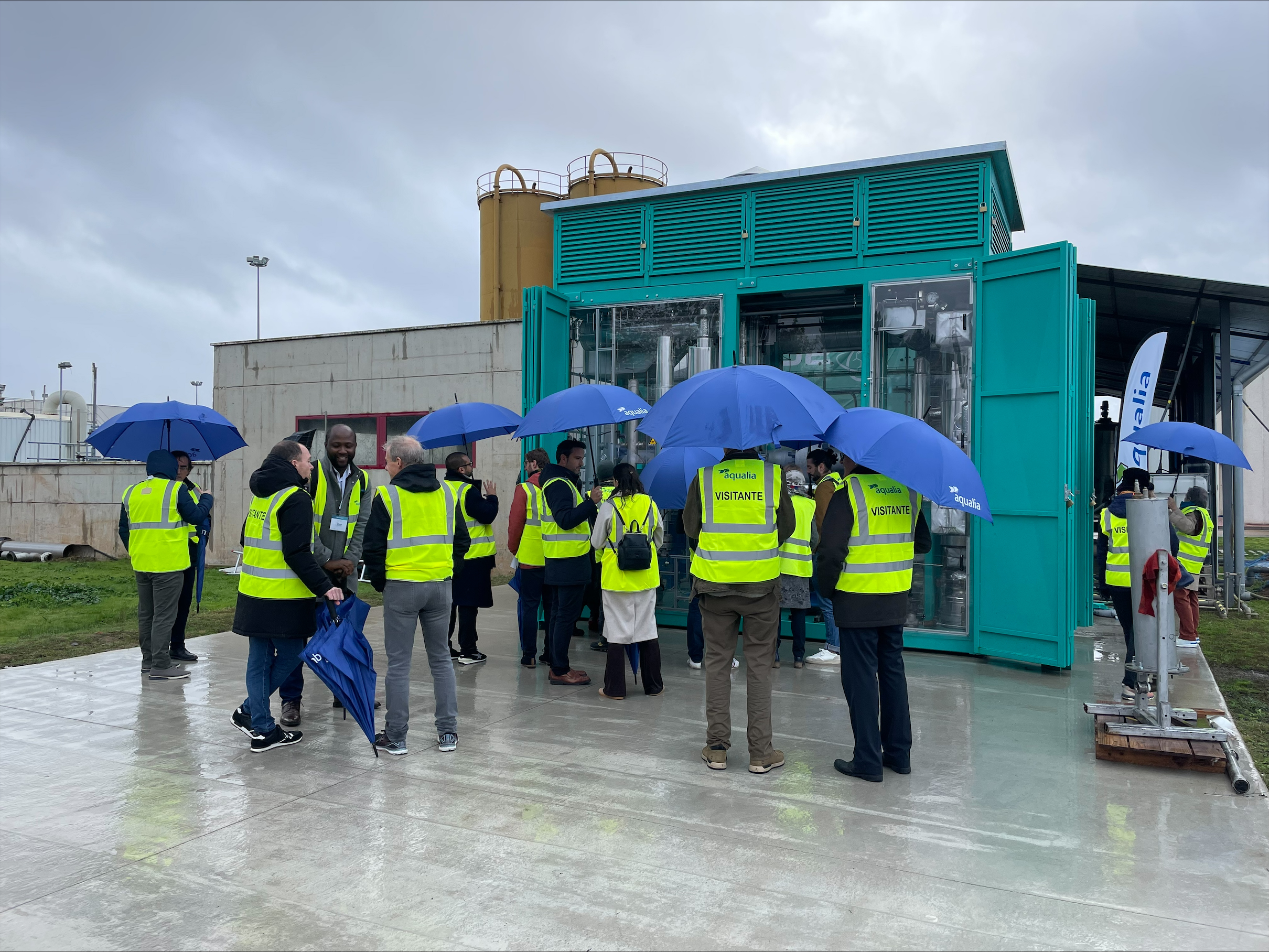 International Wastewater Sludge Demonstration Plant in Salamanca