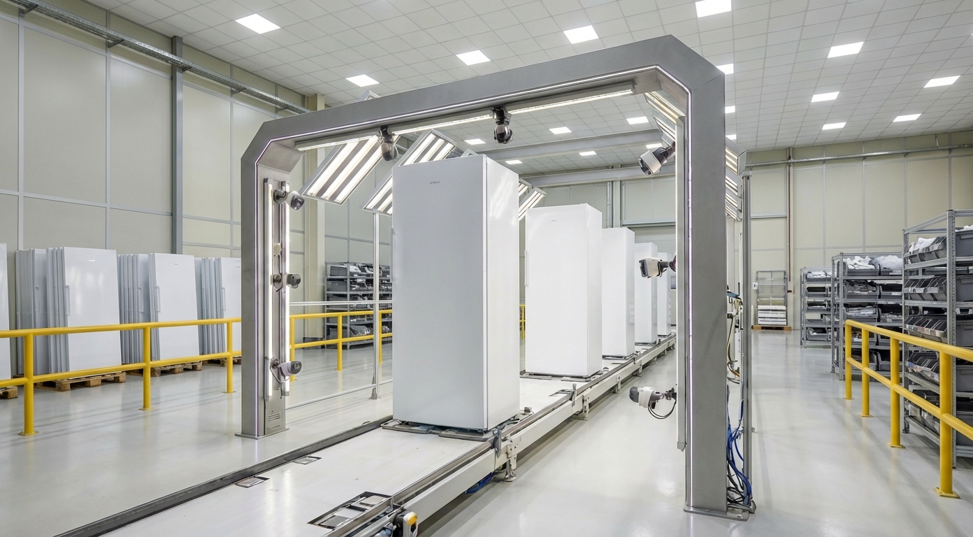 Vision AI Inspection White Goods Setup