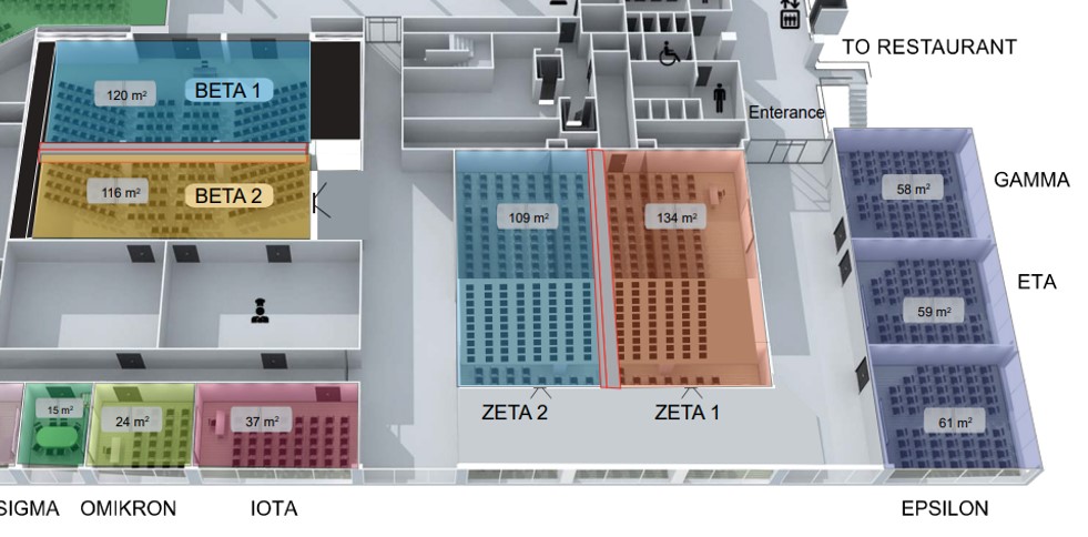 Session location GAMMA hall