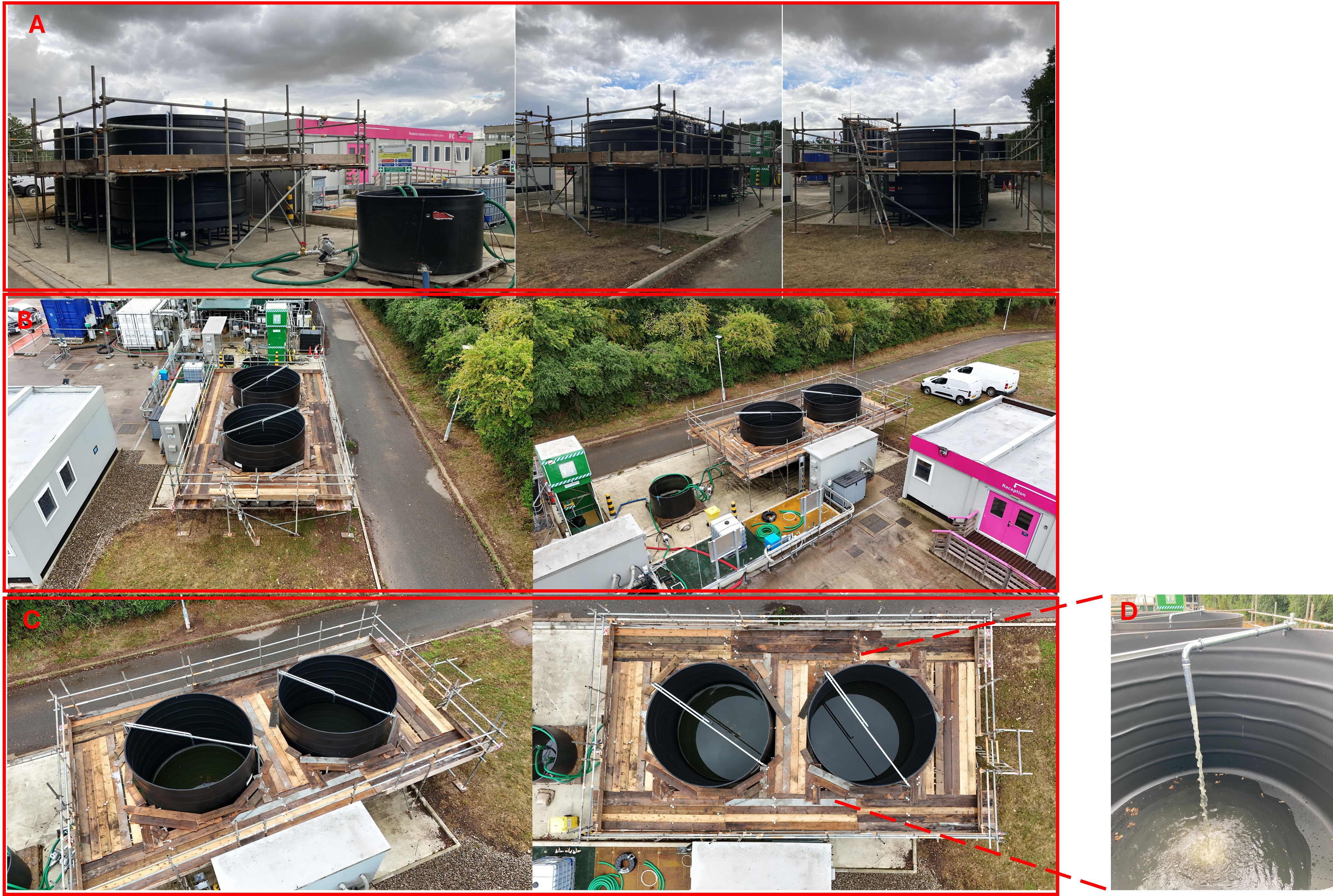 In-line commercial installation at water utility