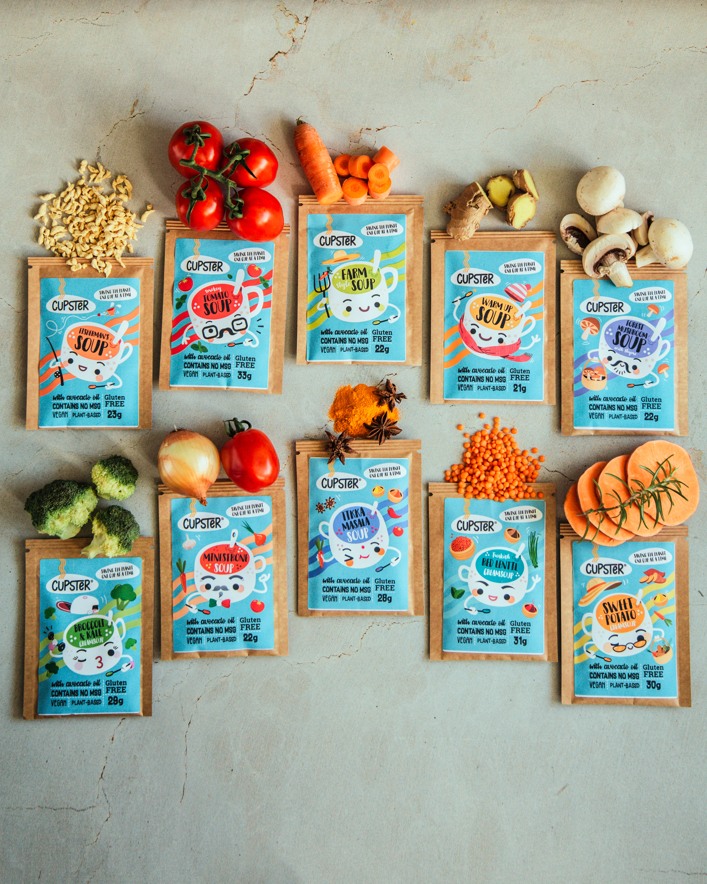 Cupster instant soups
