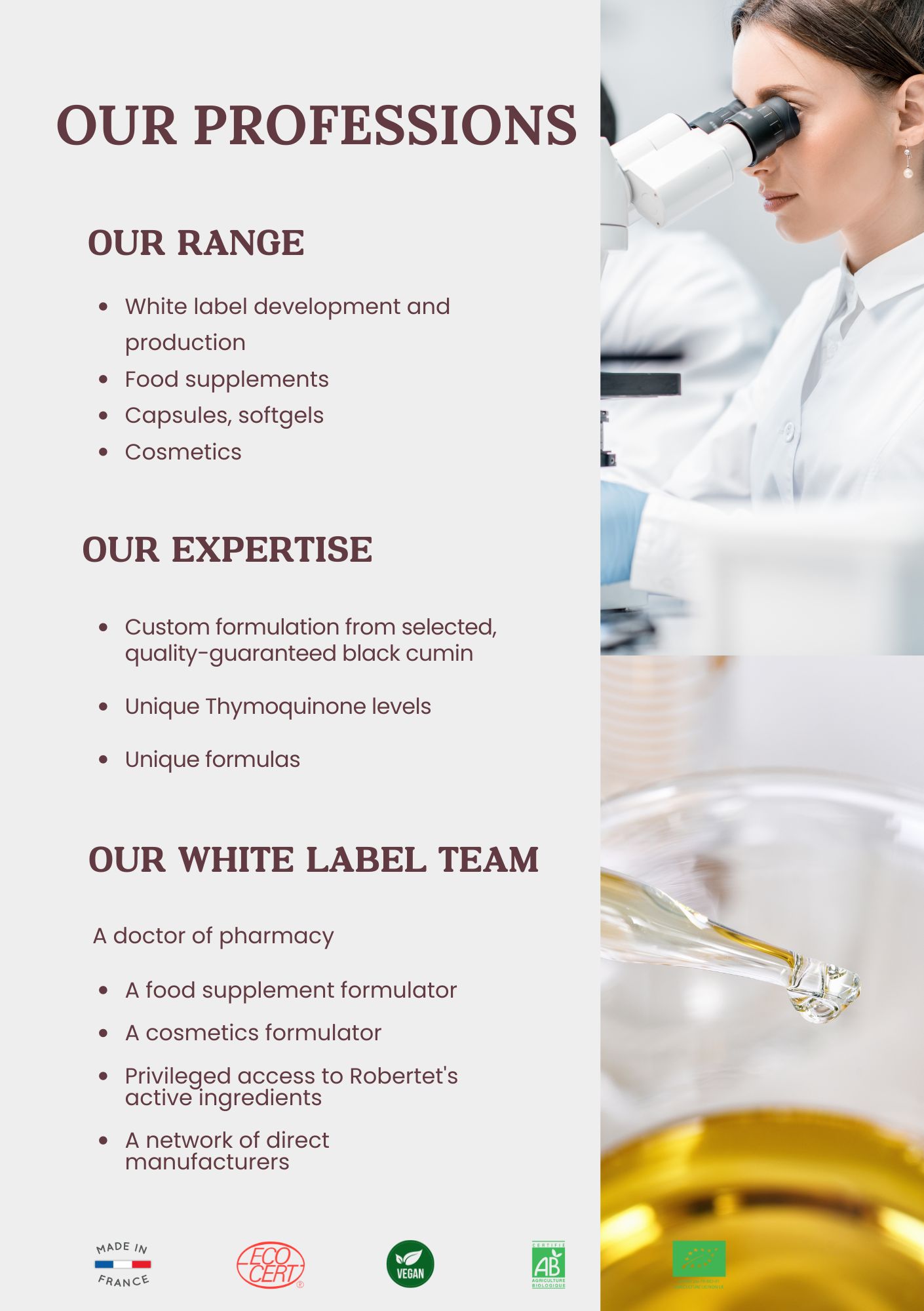 our expertise