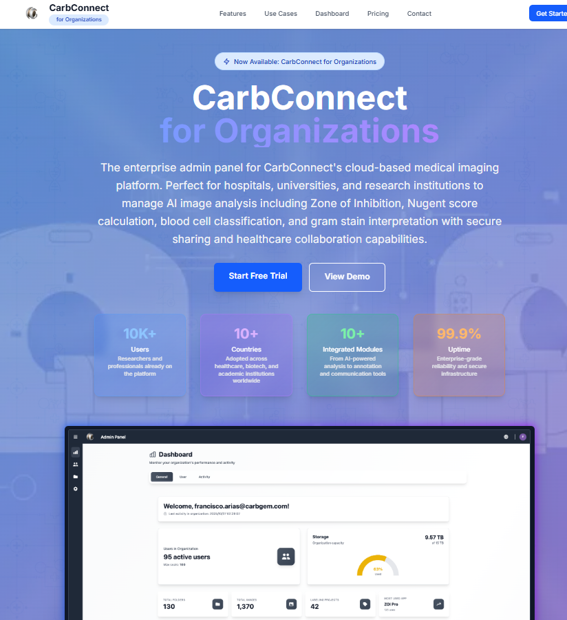 CarbConnect for Organizations