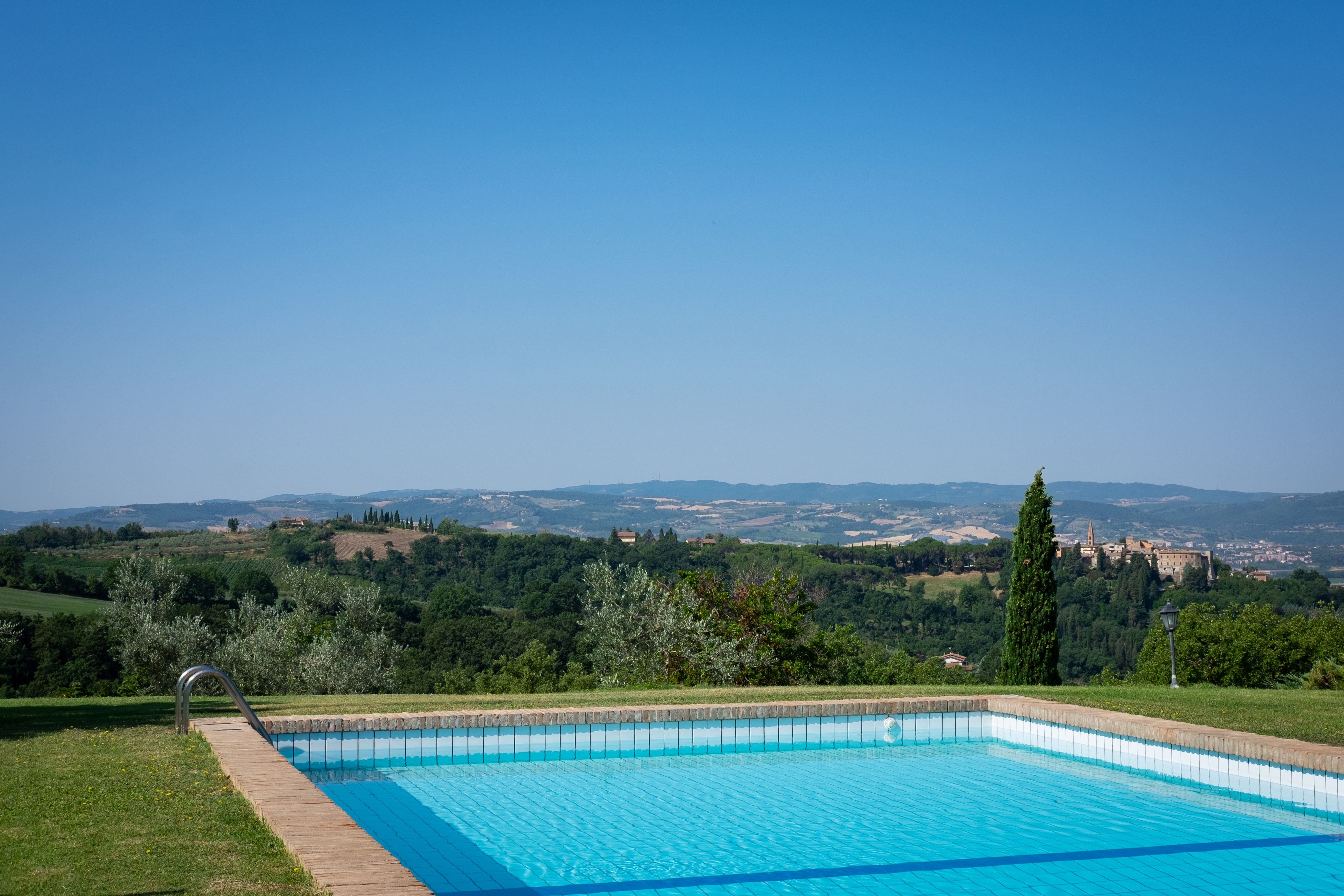 view at swimming pool