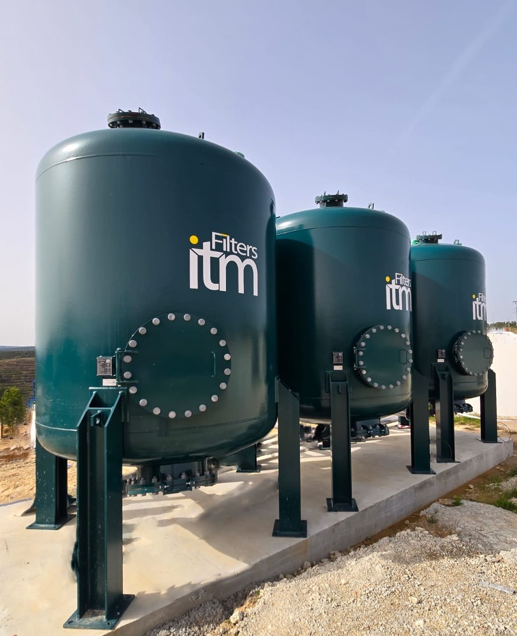 High-bed media filters for a Water Treatment Plant