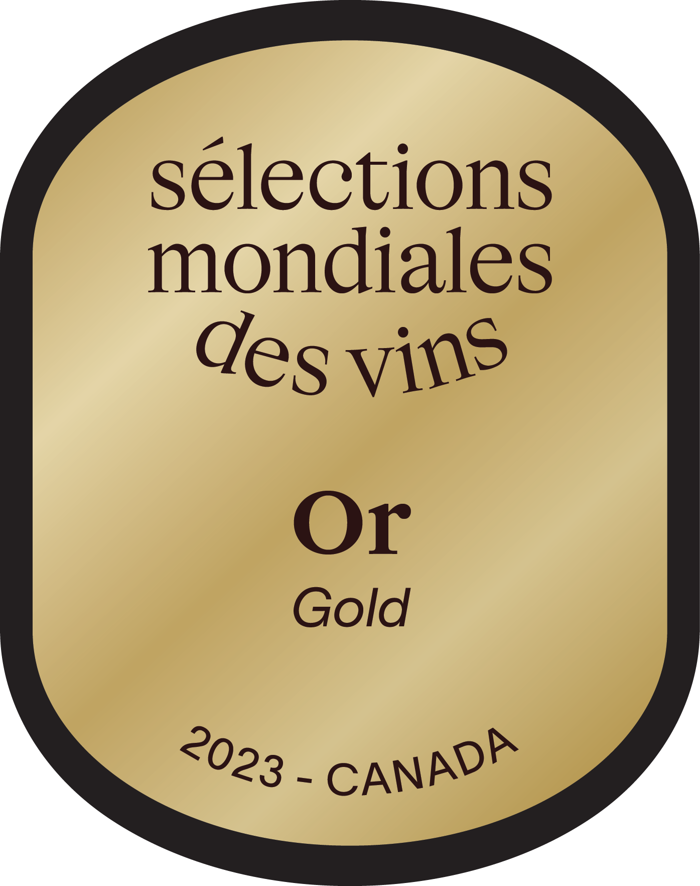 Gold Medal Sélections Mondiales des Vins Canada ds