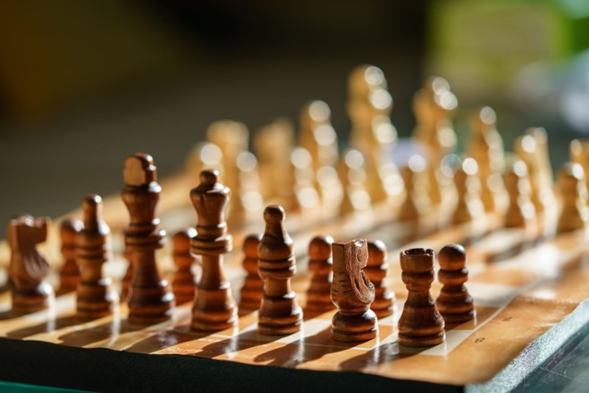 Chess...often used to depict strategy