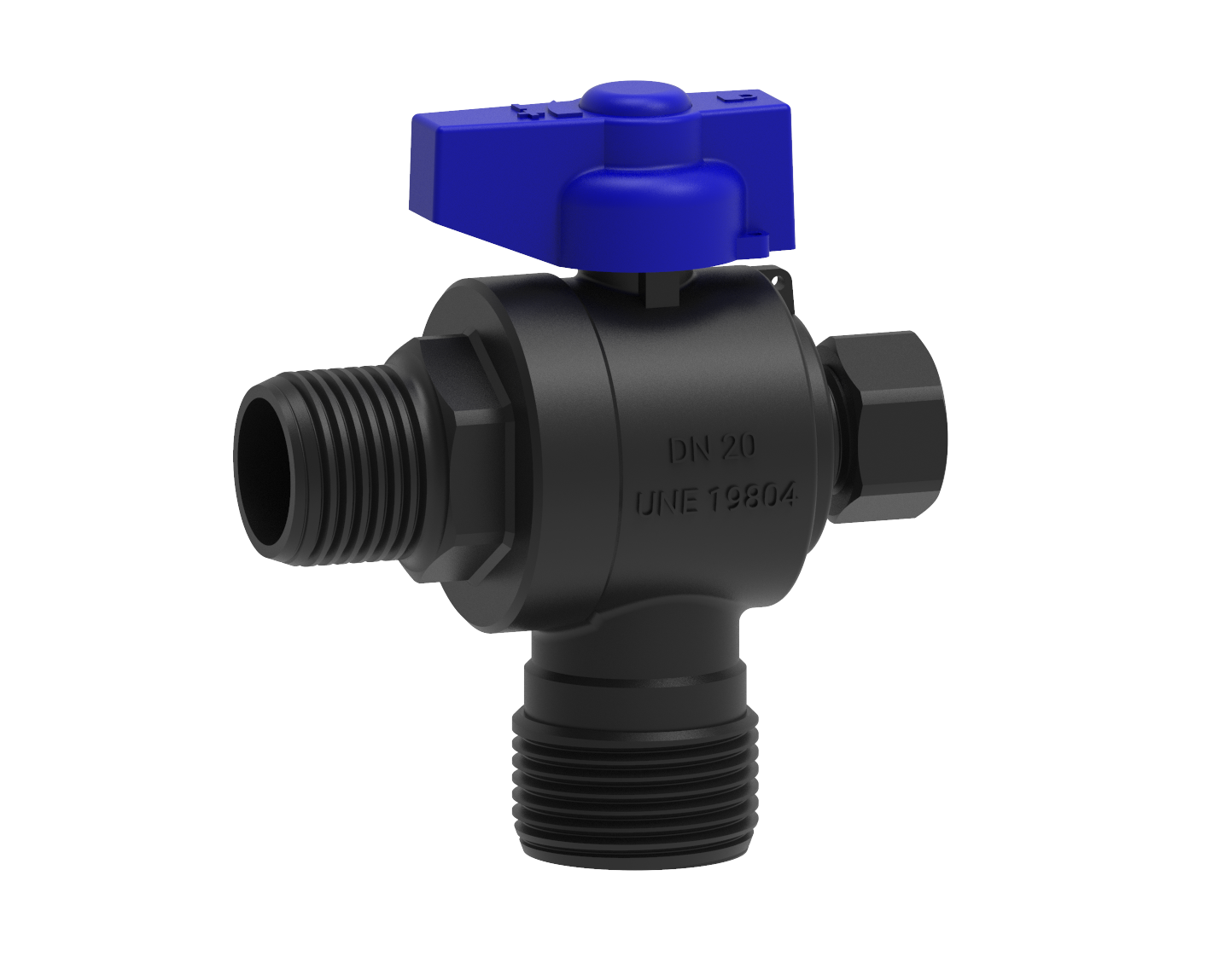 Composite Manual Ball Outlet Valve with Check and Purge Function