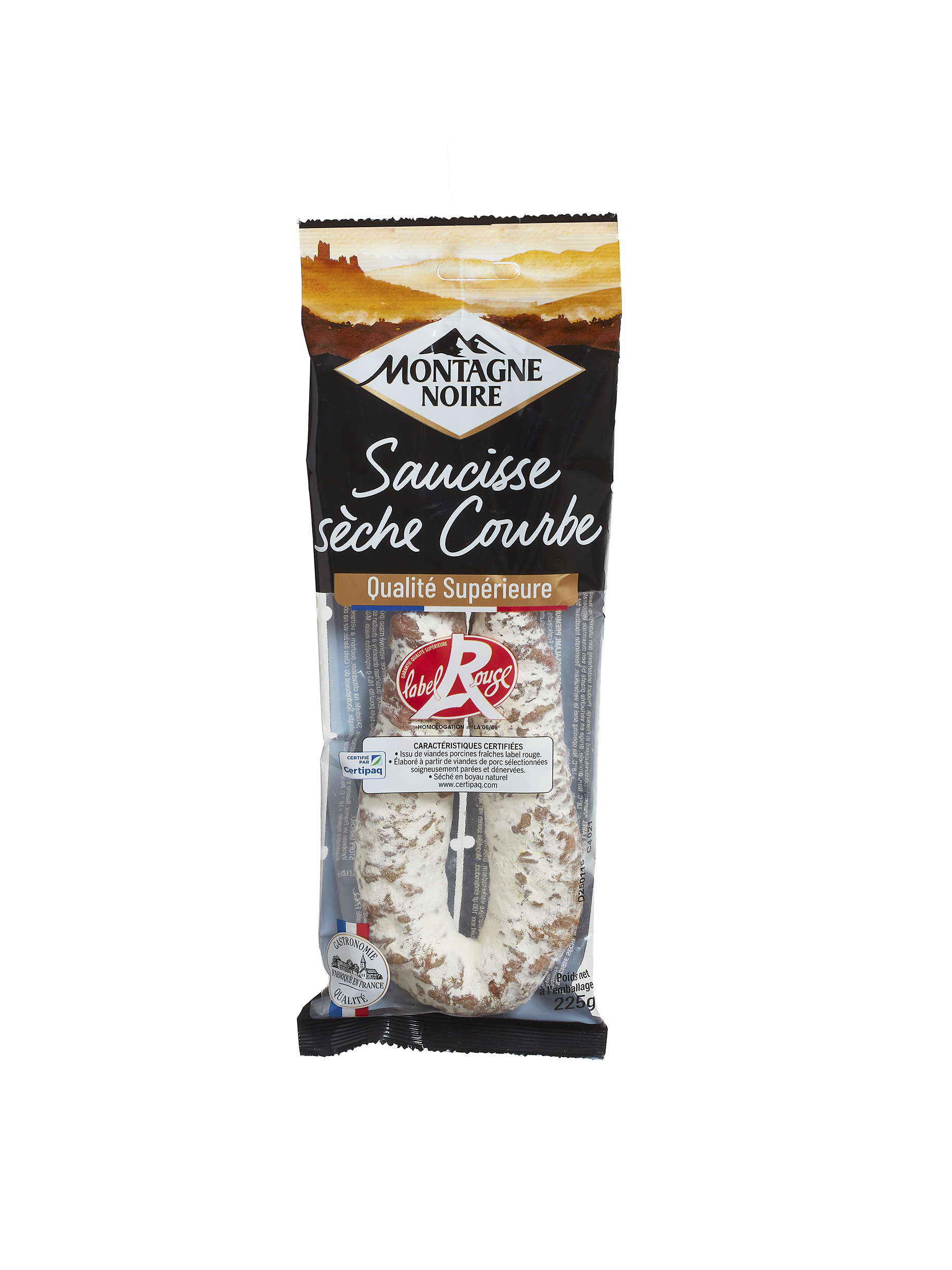 Curved sausage Montagne Noire Label Rouge