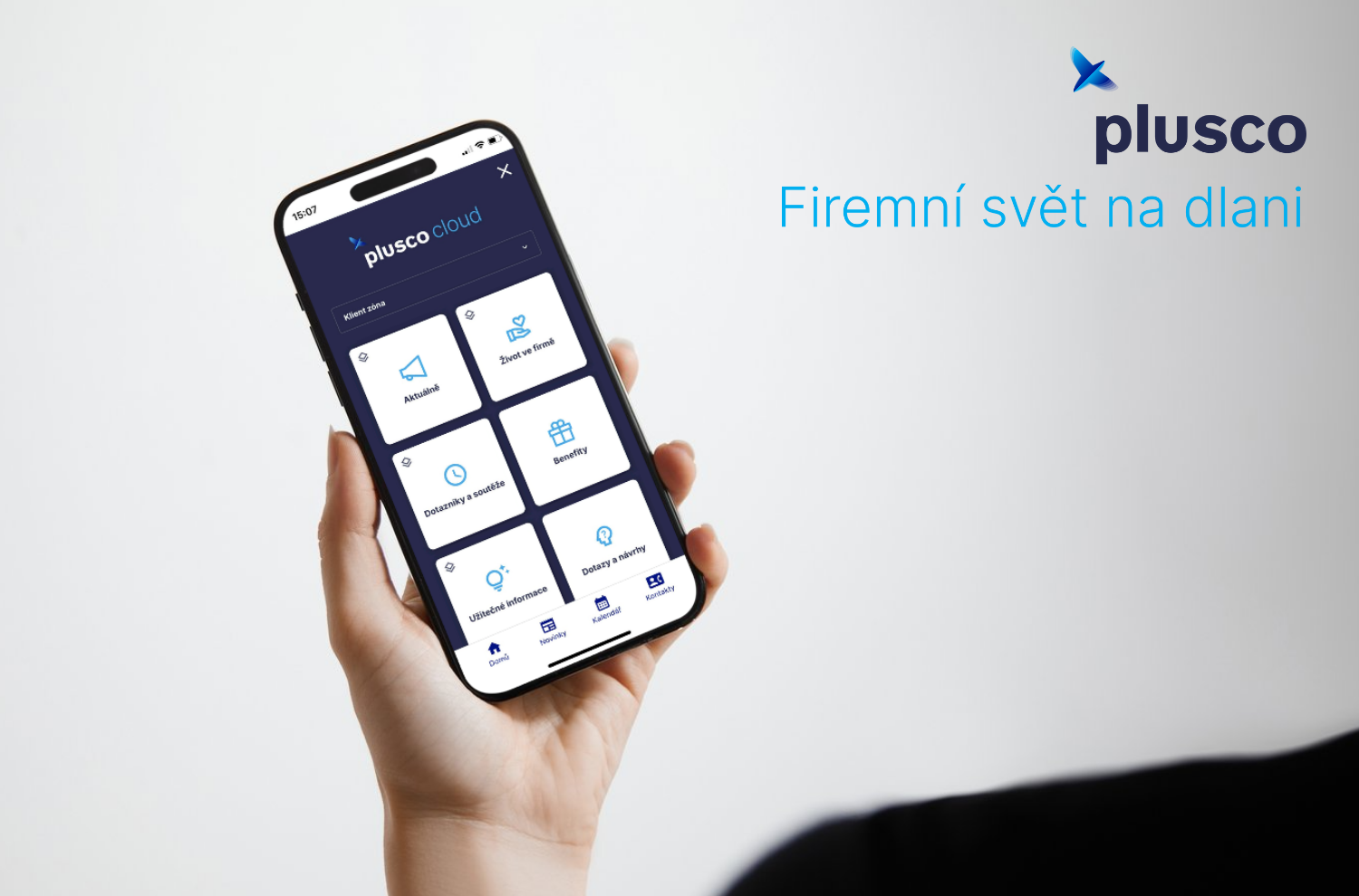 Plusco - interní komunikace ve vašem mobilu