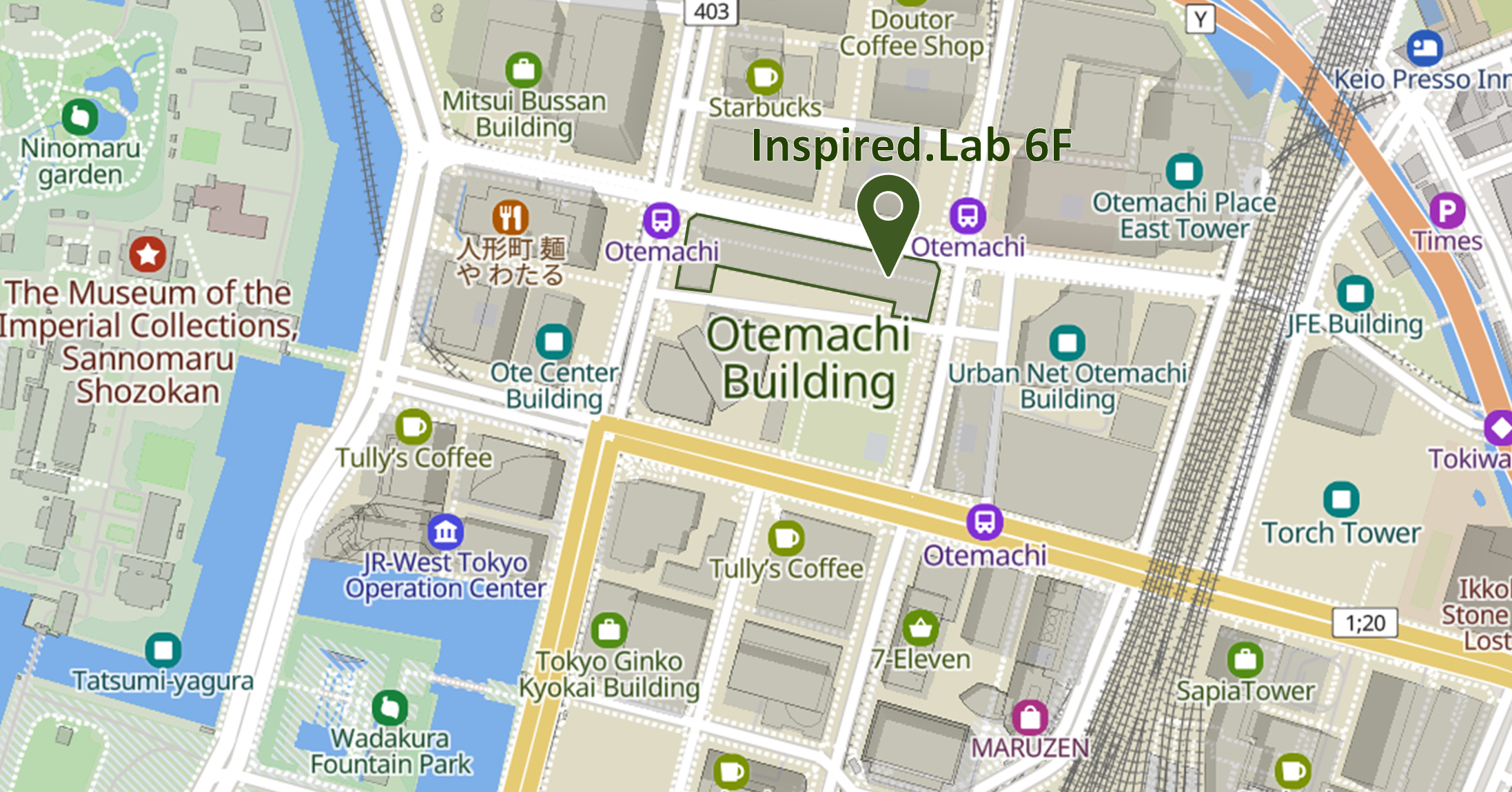 Session location Inspired.Lab, 6th Floor, Otemachi Building