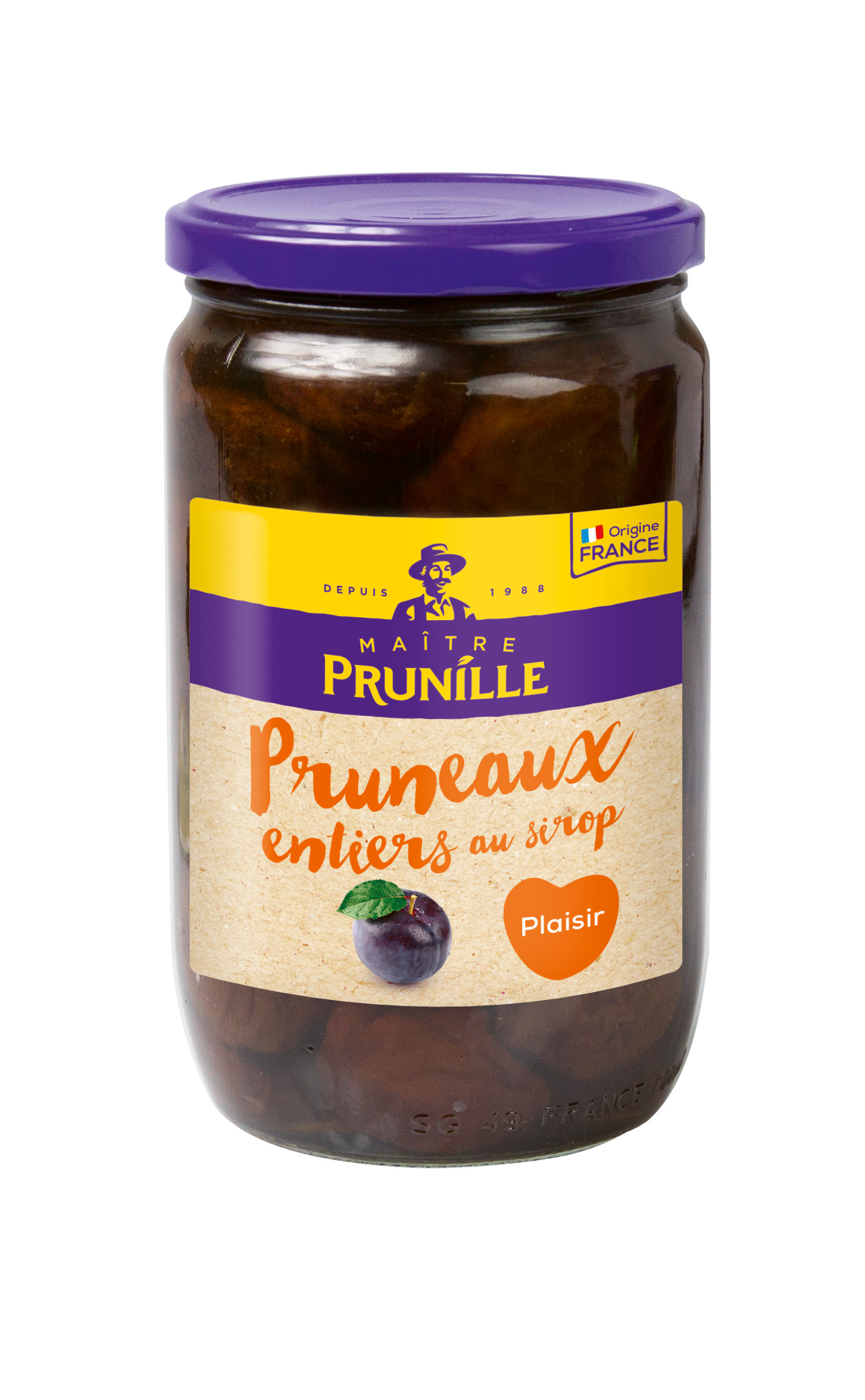 Prunes in syrup