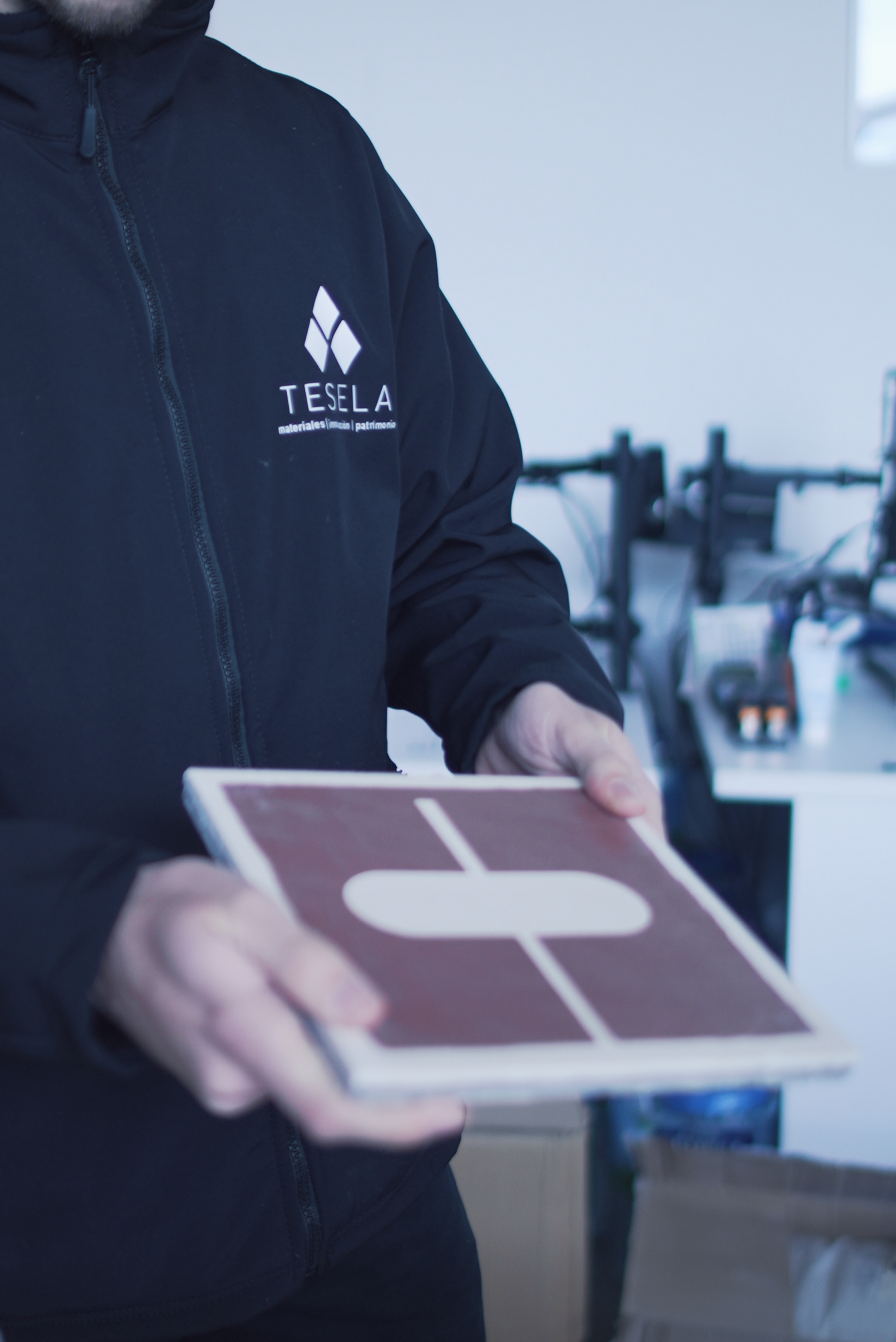 Urban tile pavement developed by TESELA