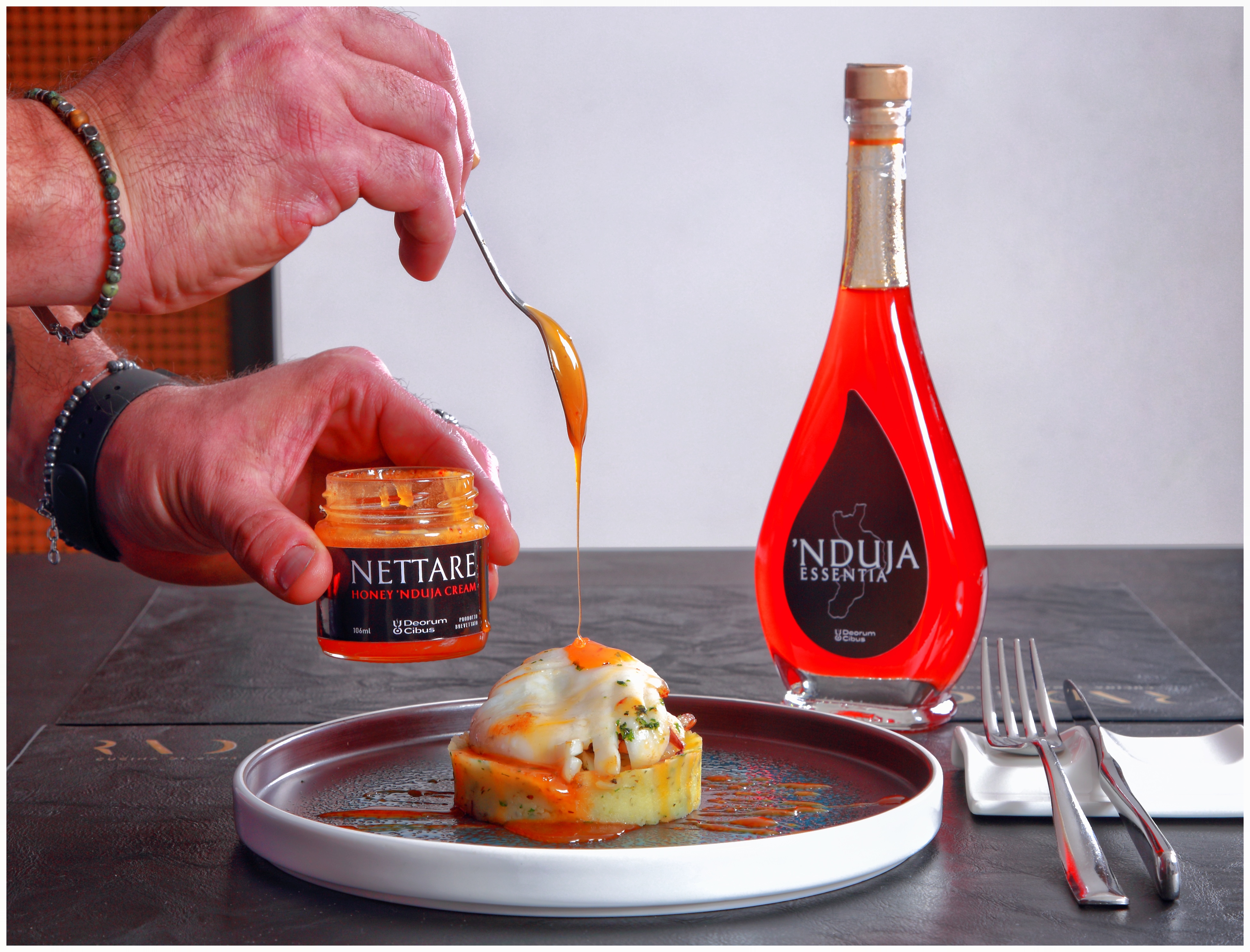 Nettare su Seppia arrosto
