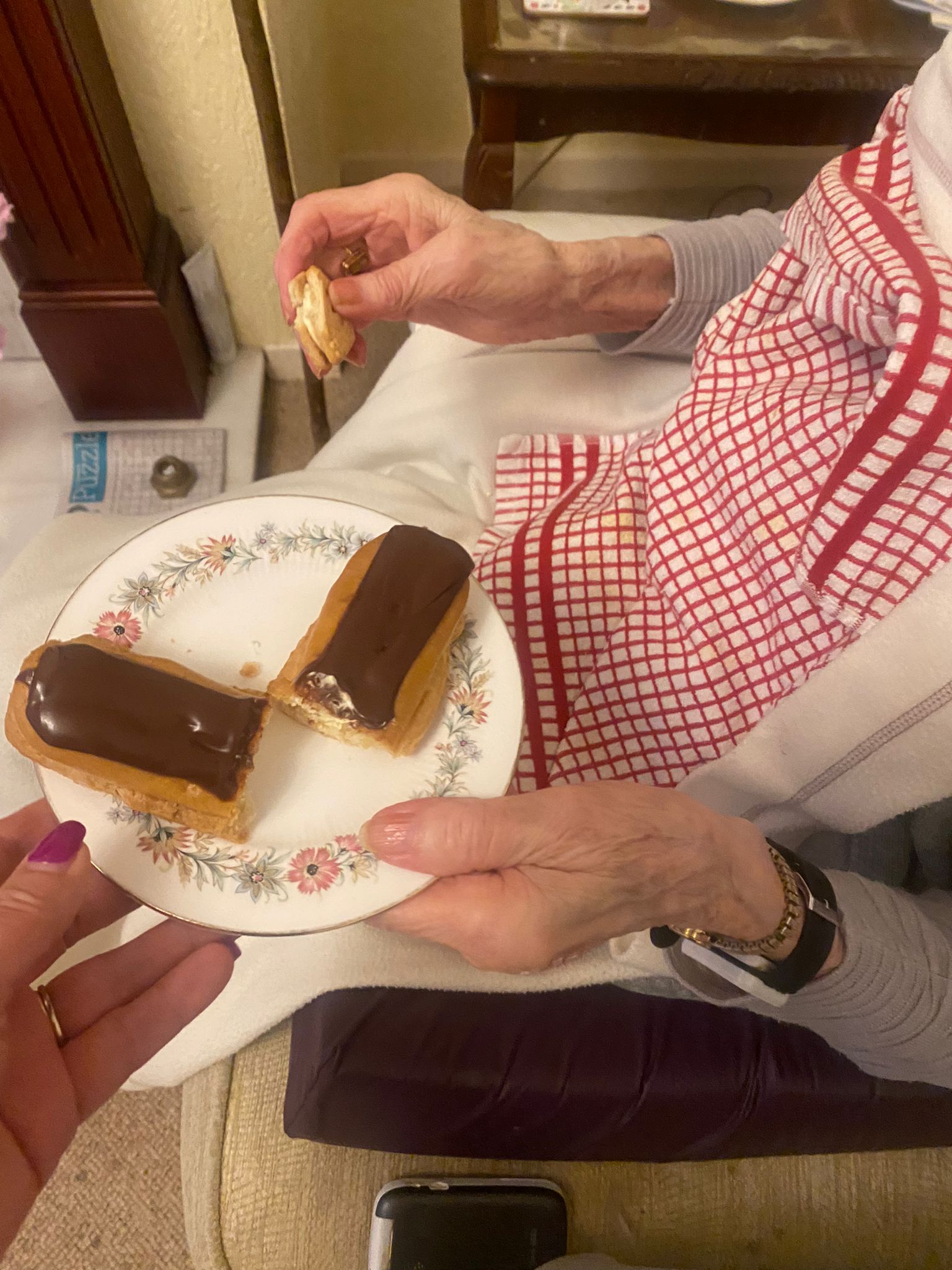 Sharing a bite to eat, instead of always eating alone