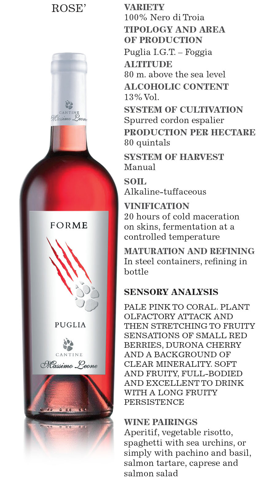 TECHNICAL SHEET - FORME ROSATO