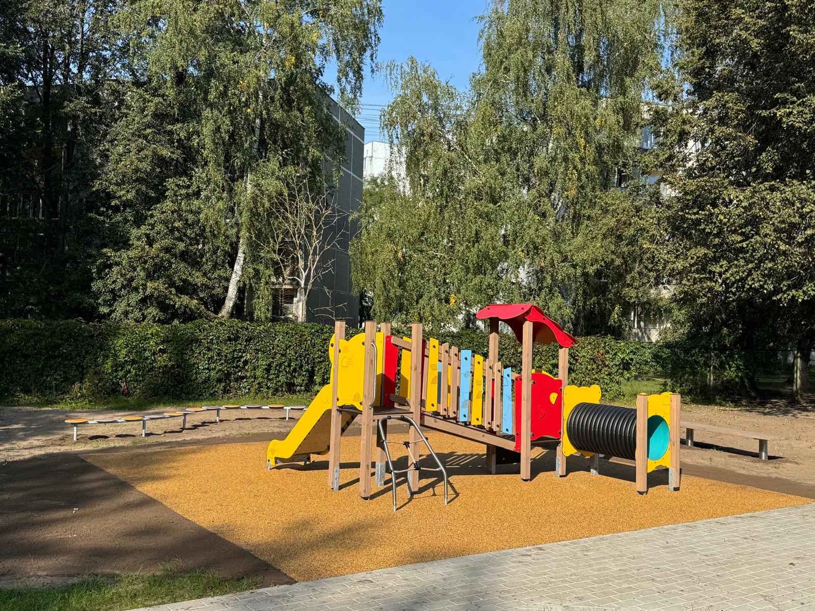 Play complex for preschool. FIVE series collection