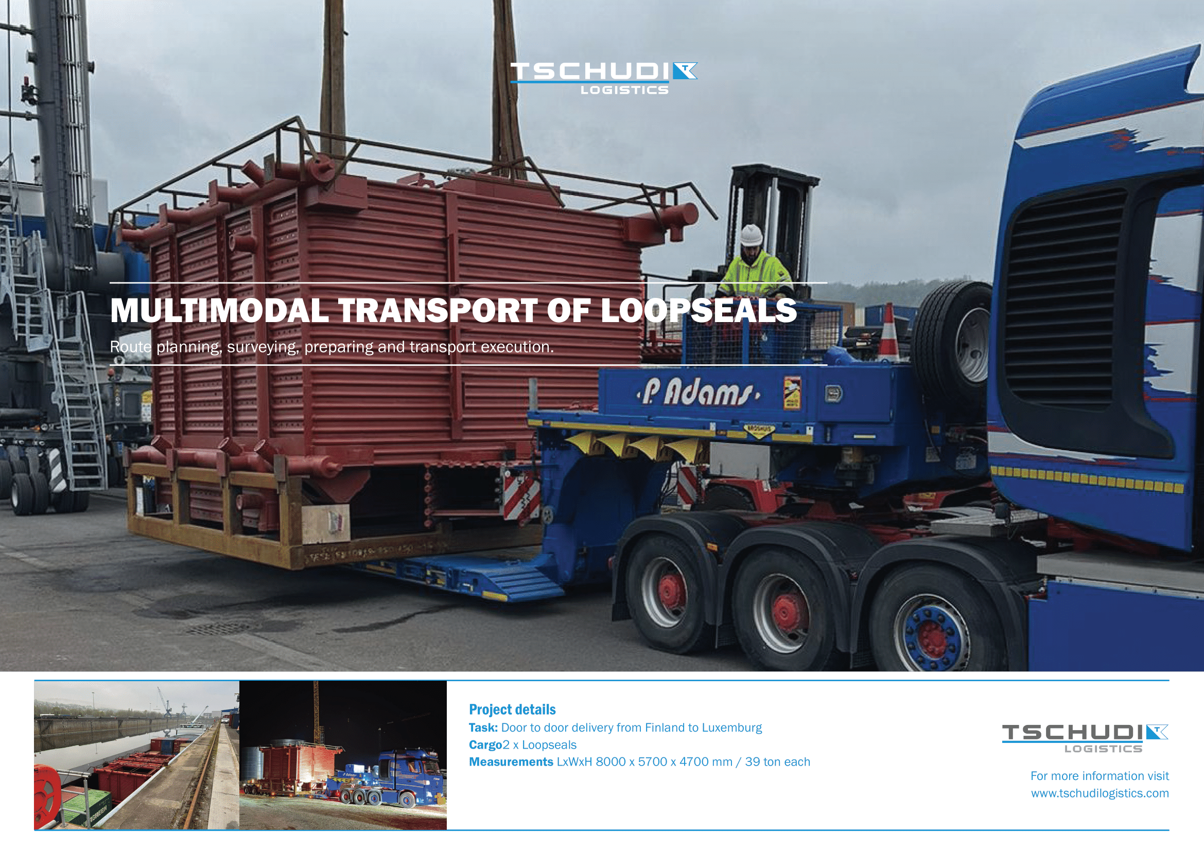 Multimodal transport of loop seals