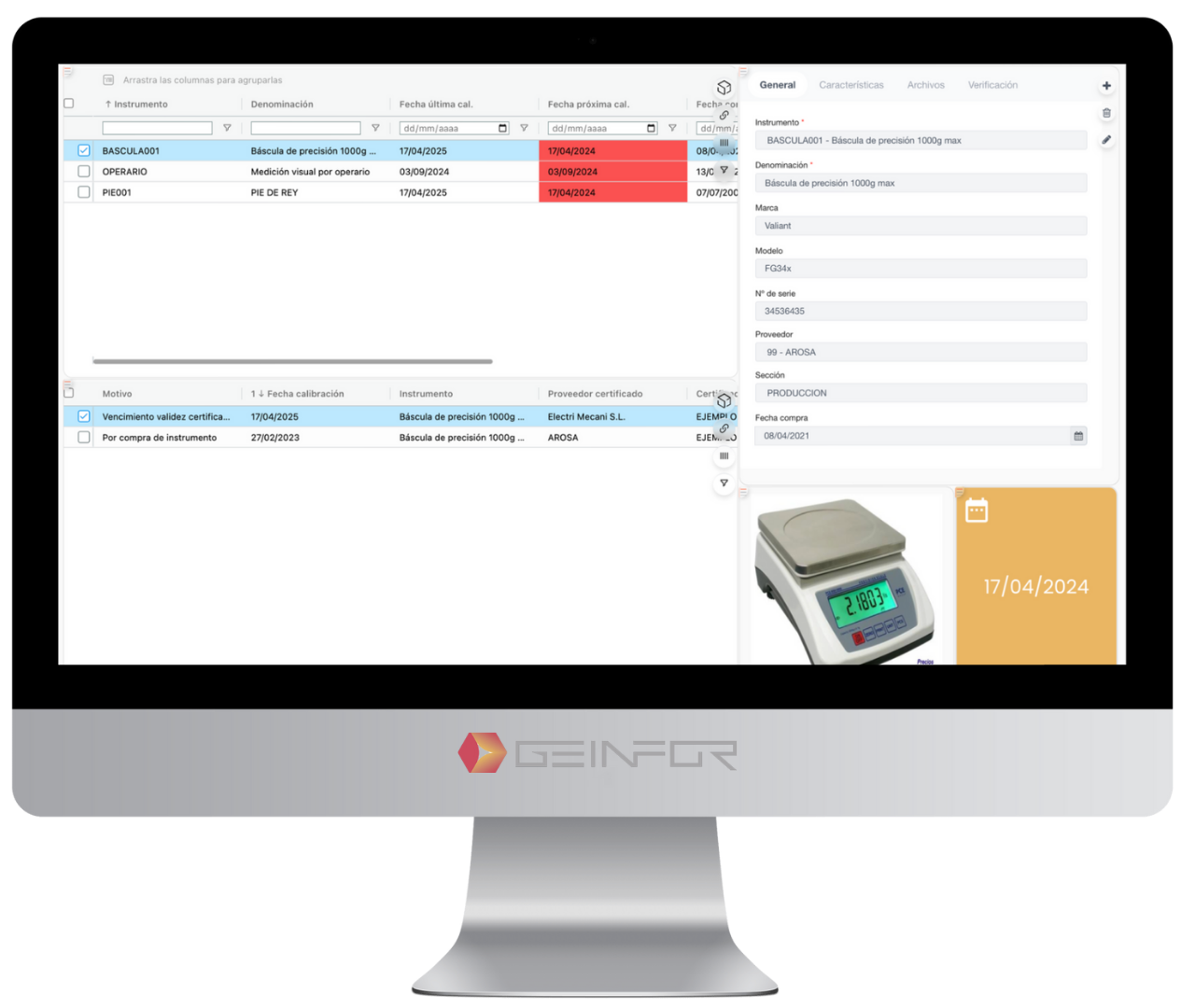 Suite Calidad de Geinfor