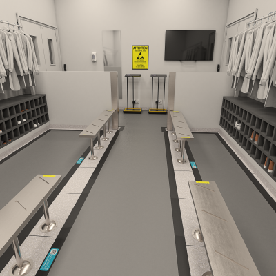 CleanZone in gowning