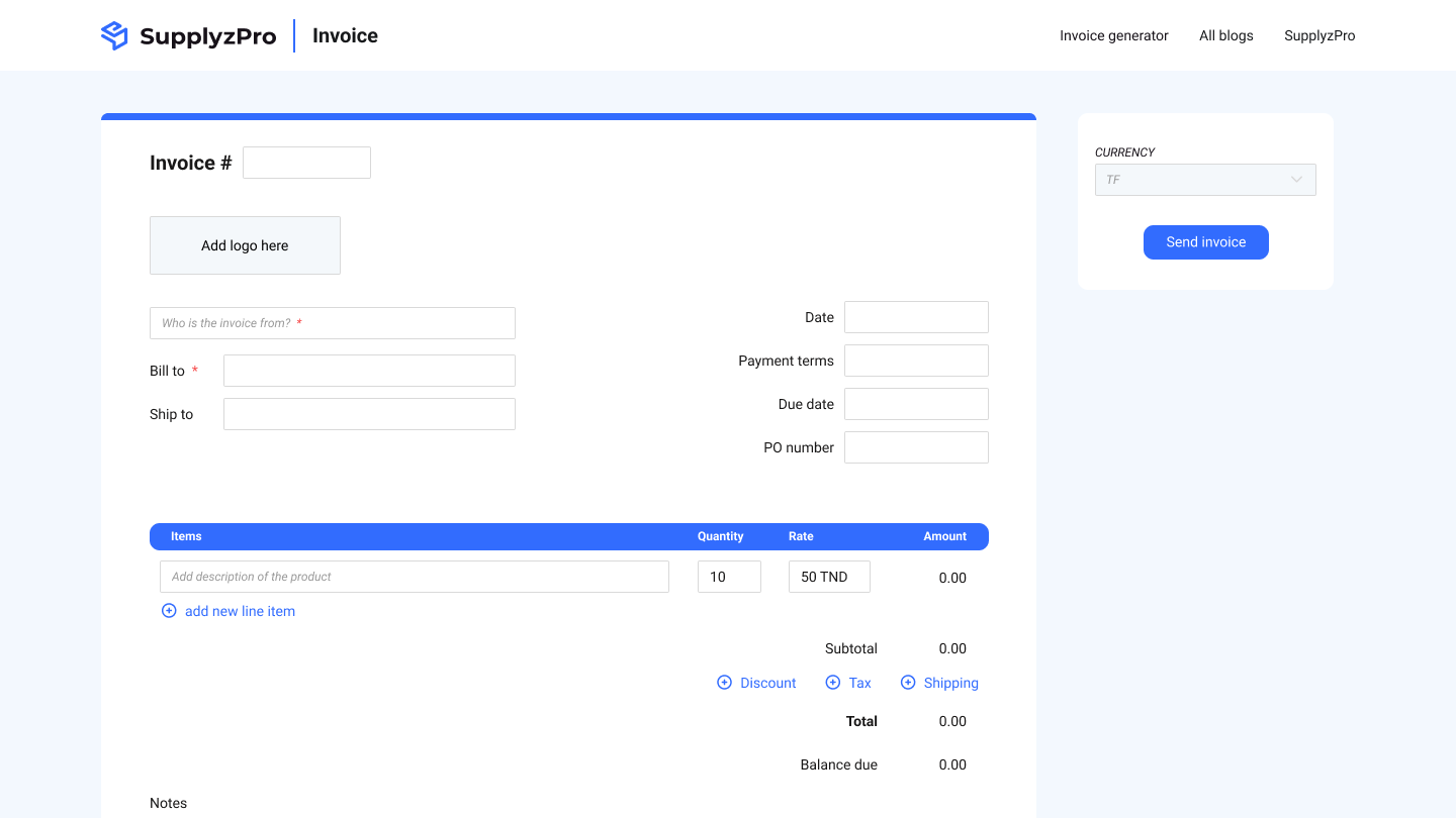 Invoice