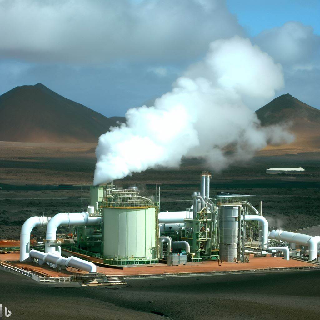 Geothermal Plant in Lanzarote
