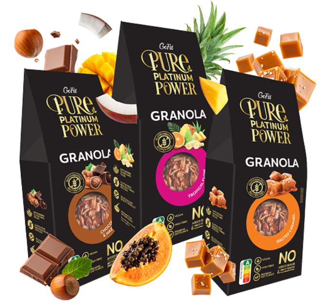 PURE PLATINUM POWER granolas