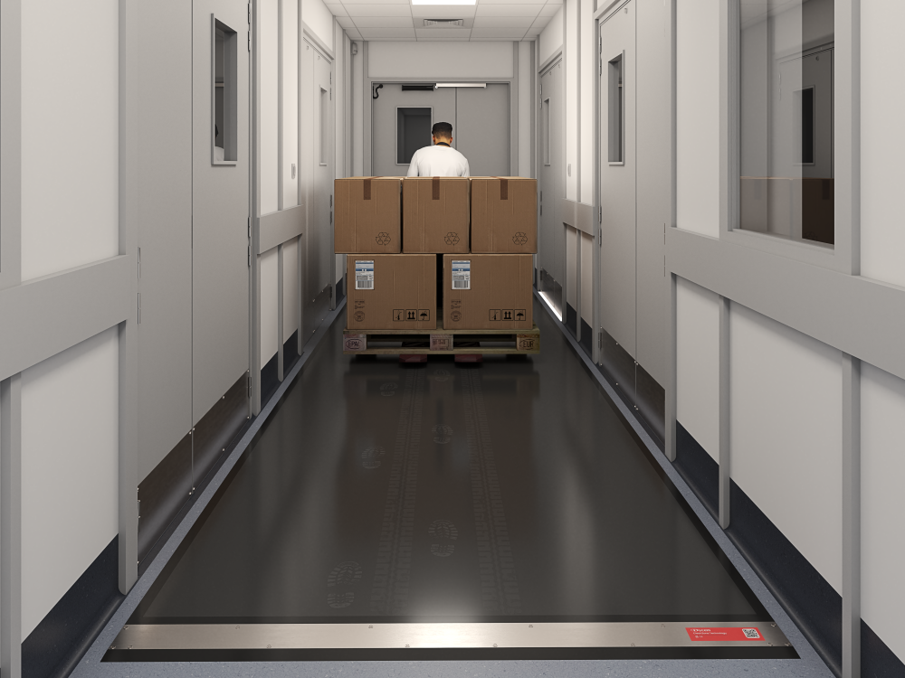 WorkZone with pallet jack