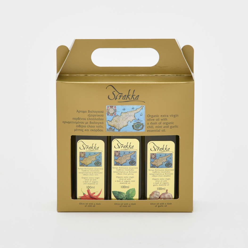 Organic Olive Oil With Garlic–Chili–Mint