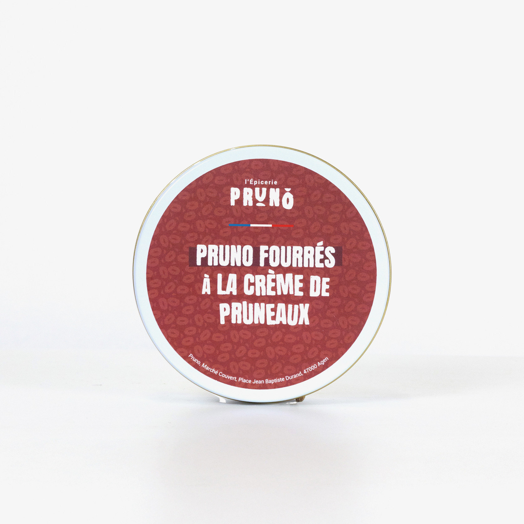 Box of prunes filled with prune cream
