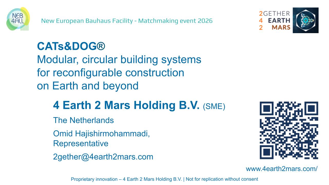 CATs&DOG® — A System for Circular and Reconfigurable Construction