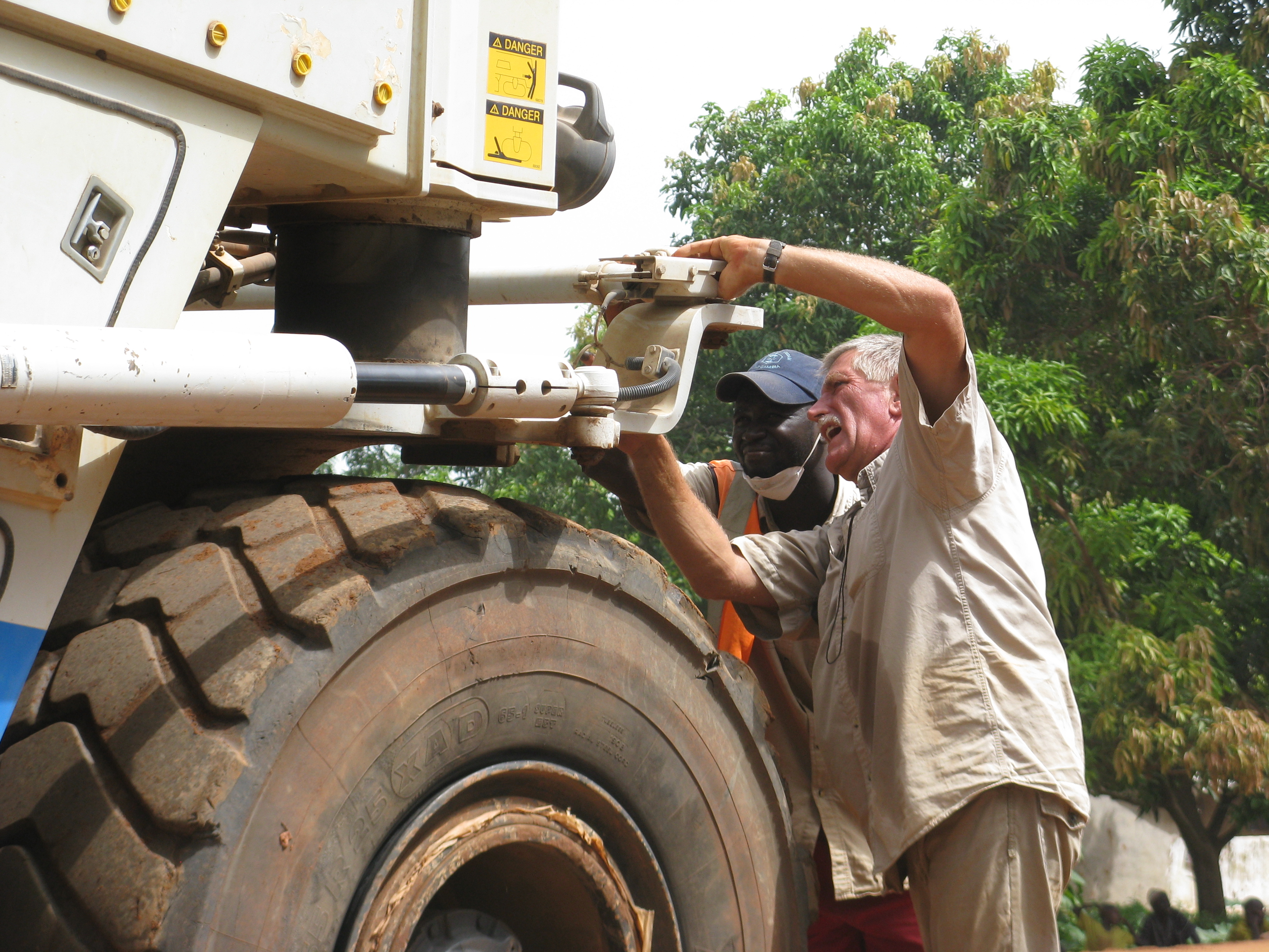 Technical support in West Africa