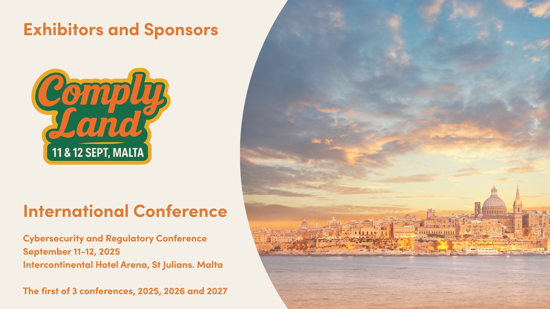 Become a Sponsor or Exhibitor at Comply.Land 2025