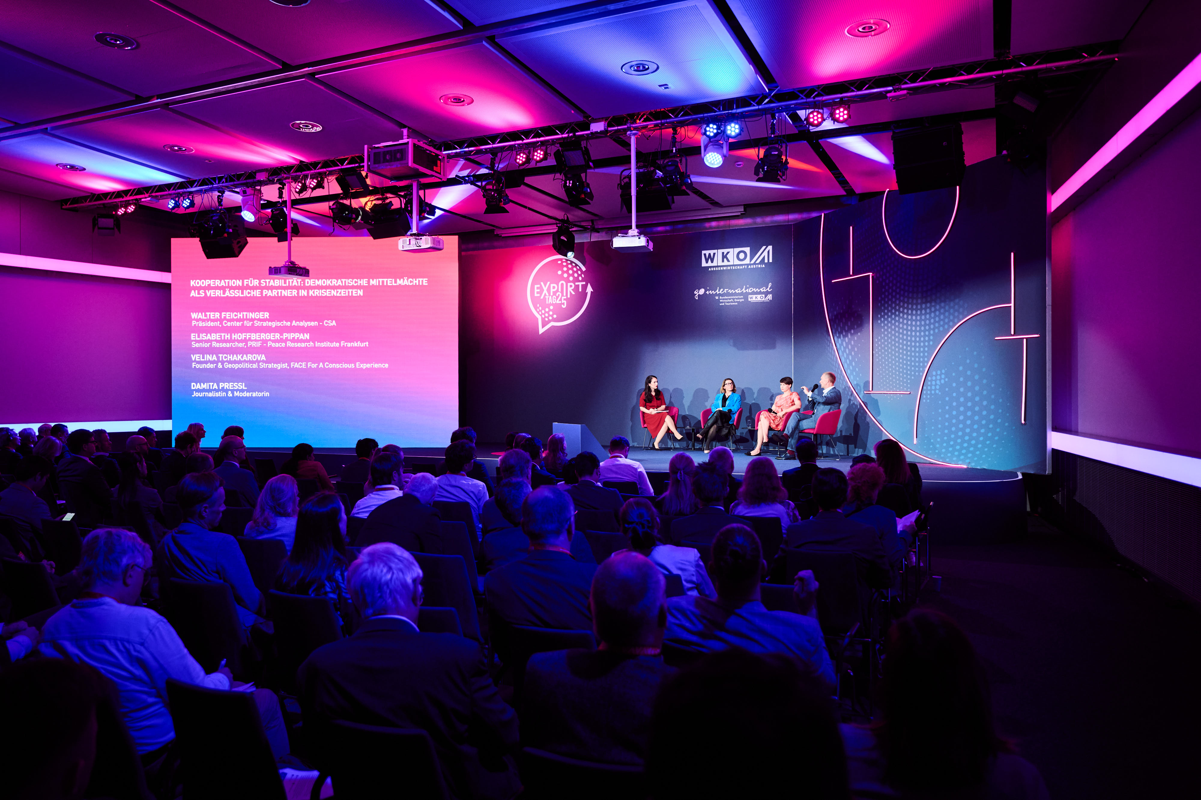 Paneldiskussion im Julius Raab Saal am Exporttag 25