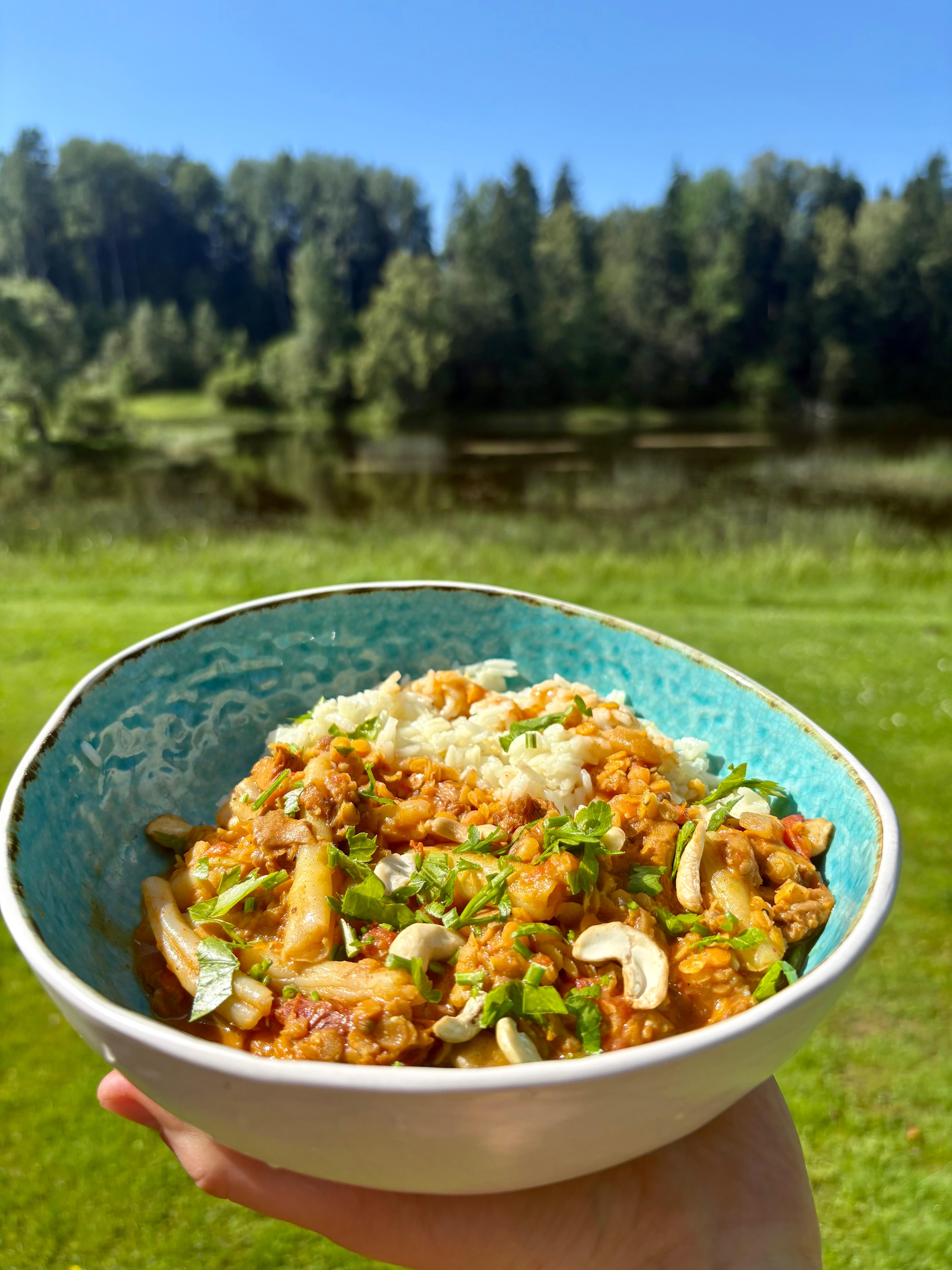 Lentil Mushroom Dahl