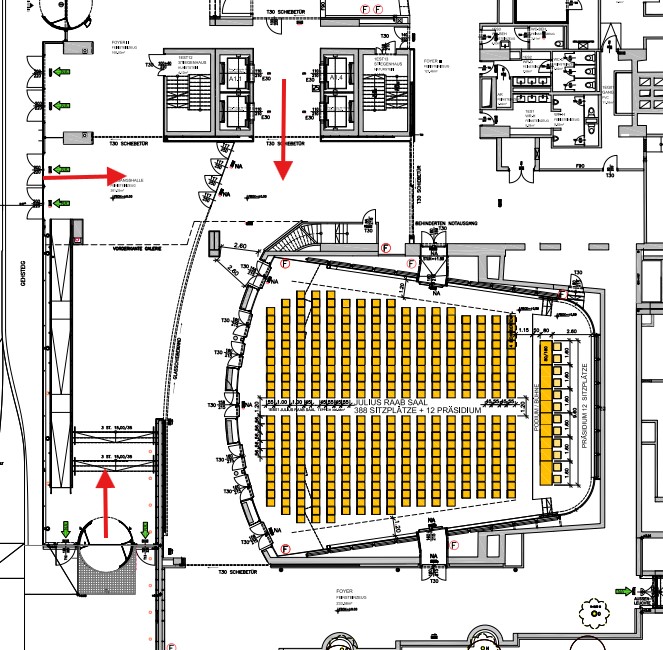 Session location Ground Floor - Julius Raab Saal