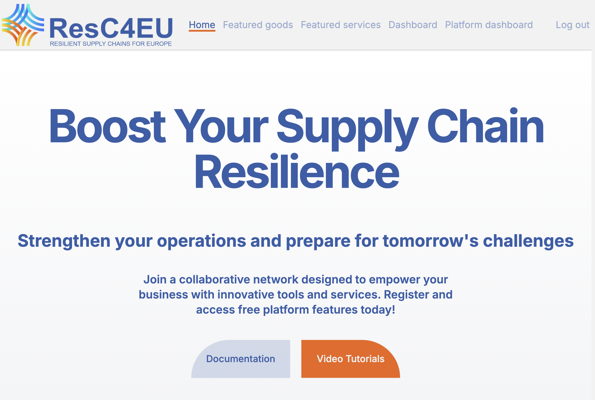 Example of a collaborative B2B platform