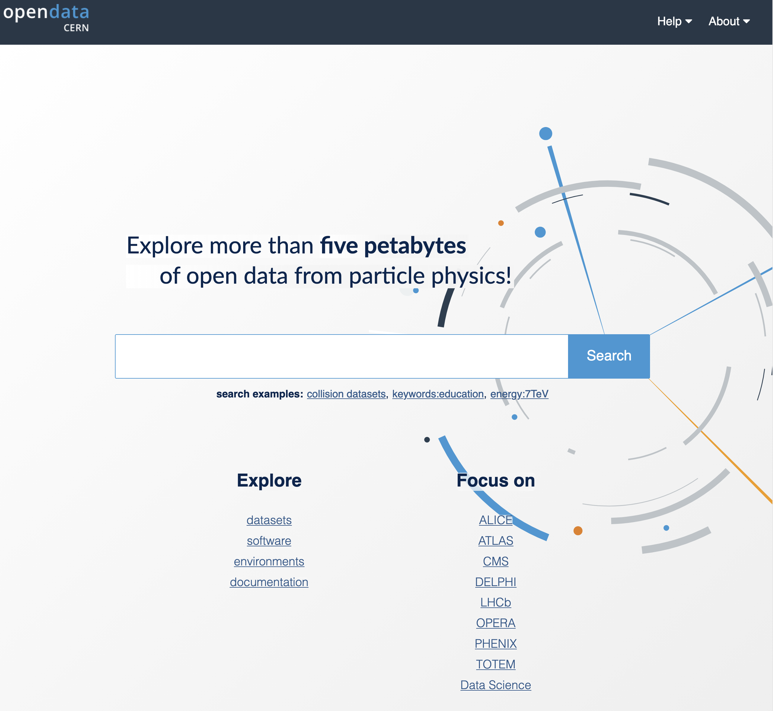 CERN Open Data portal