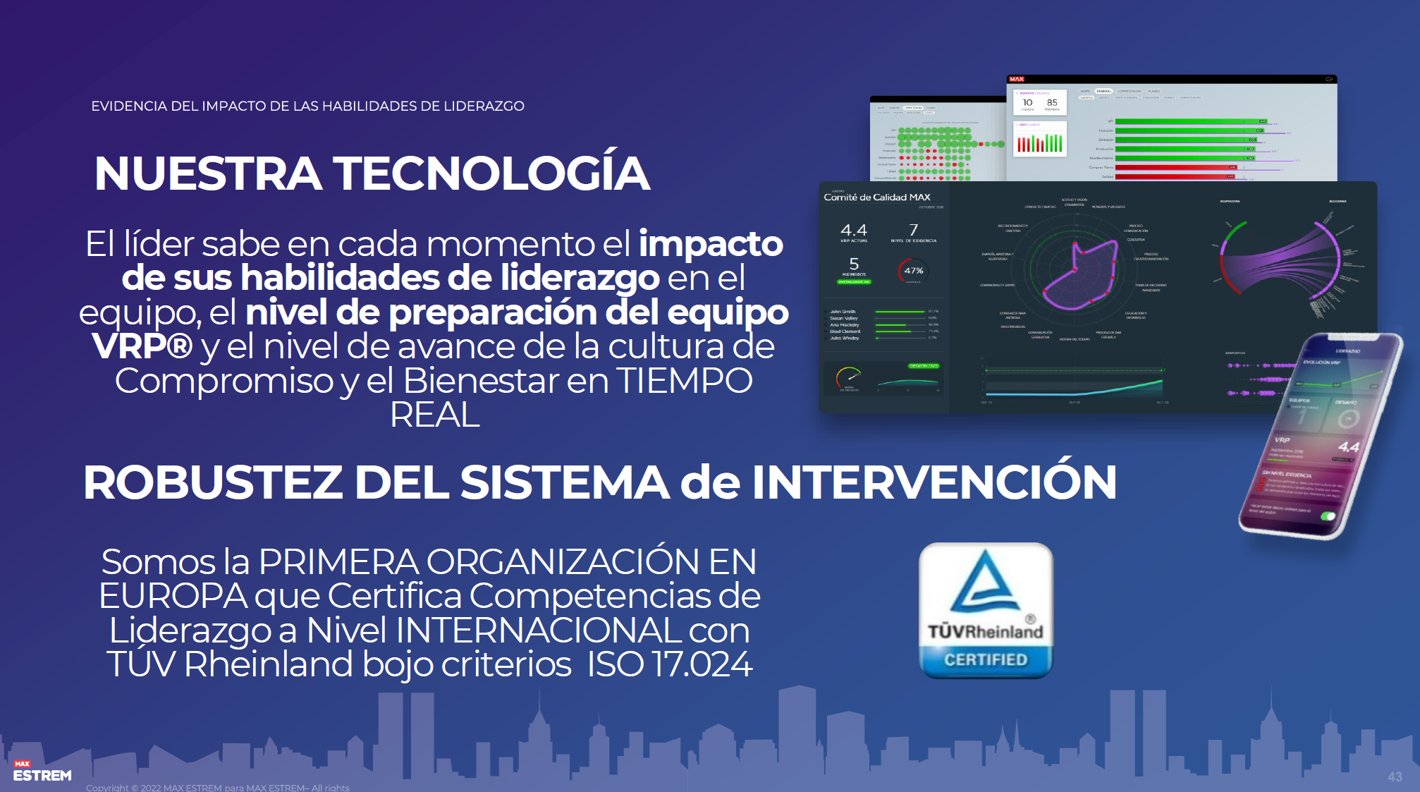 Plataforma de medición de los comportamientos clave que llevan al resultados. (KBIs)