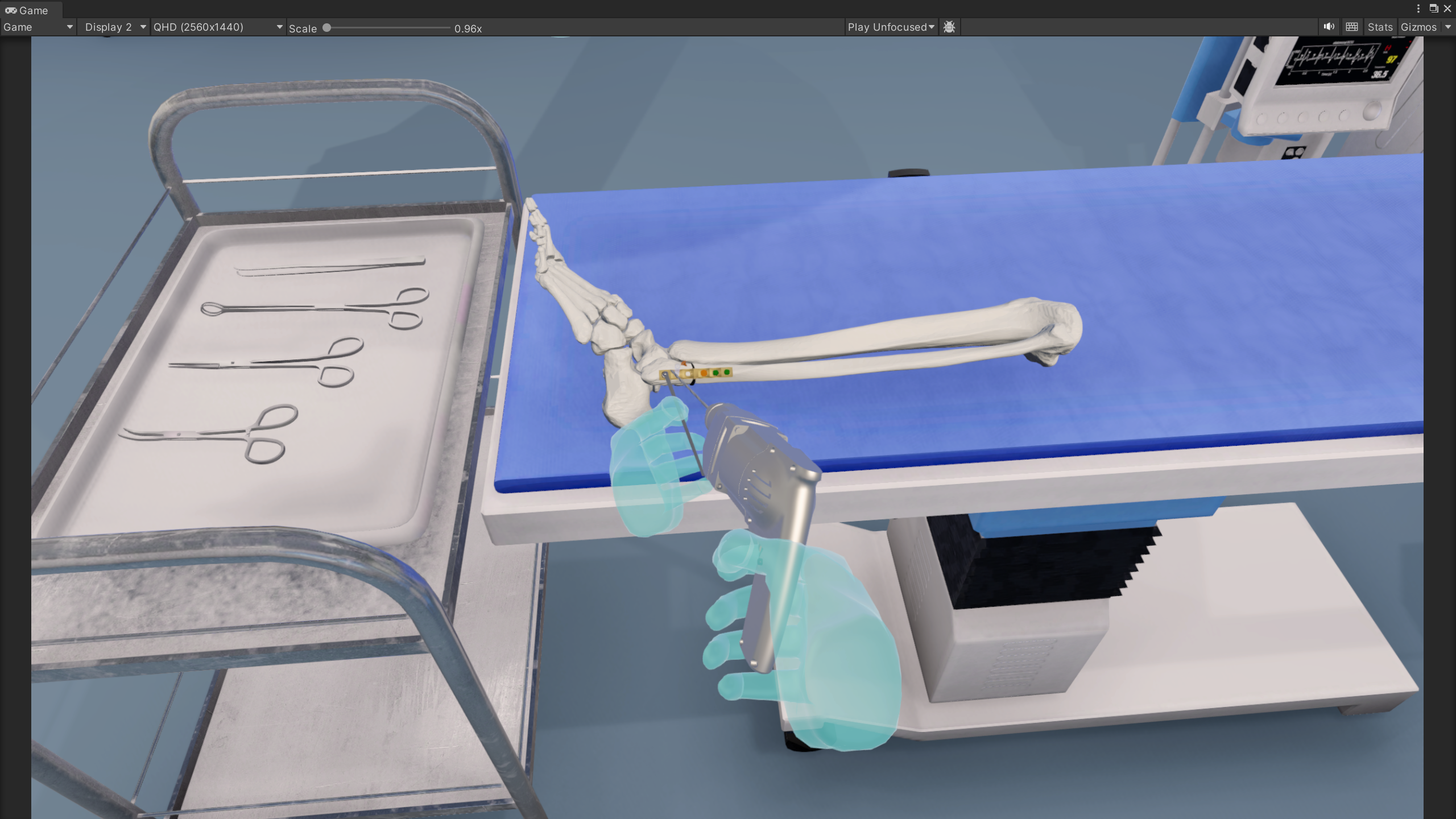 VIRTOSHA VR trainee view