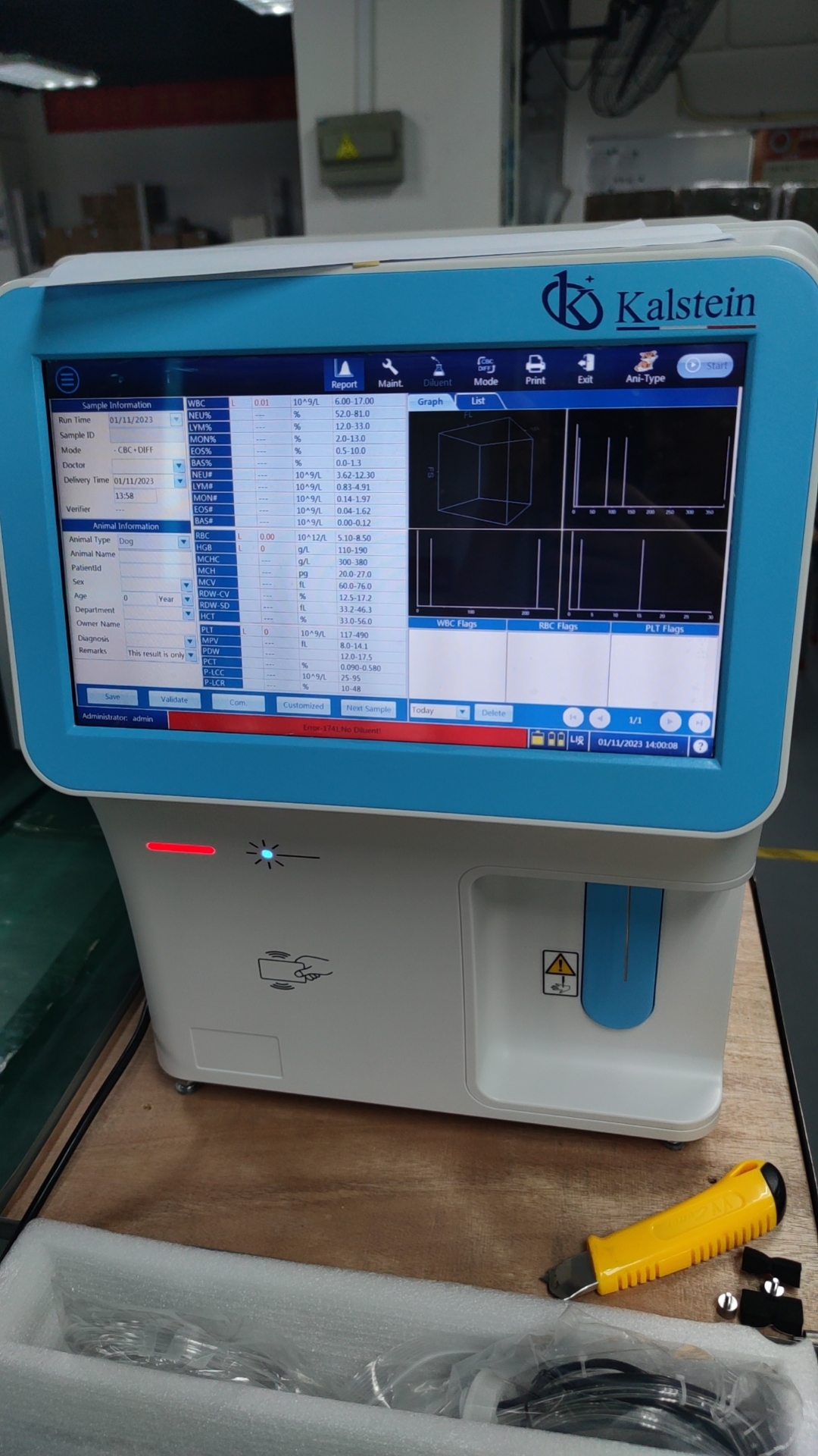 Hematology Analyzer YR05122-V