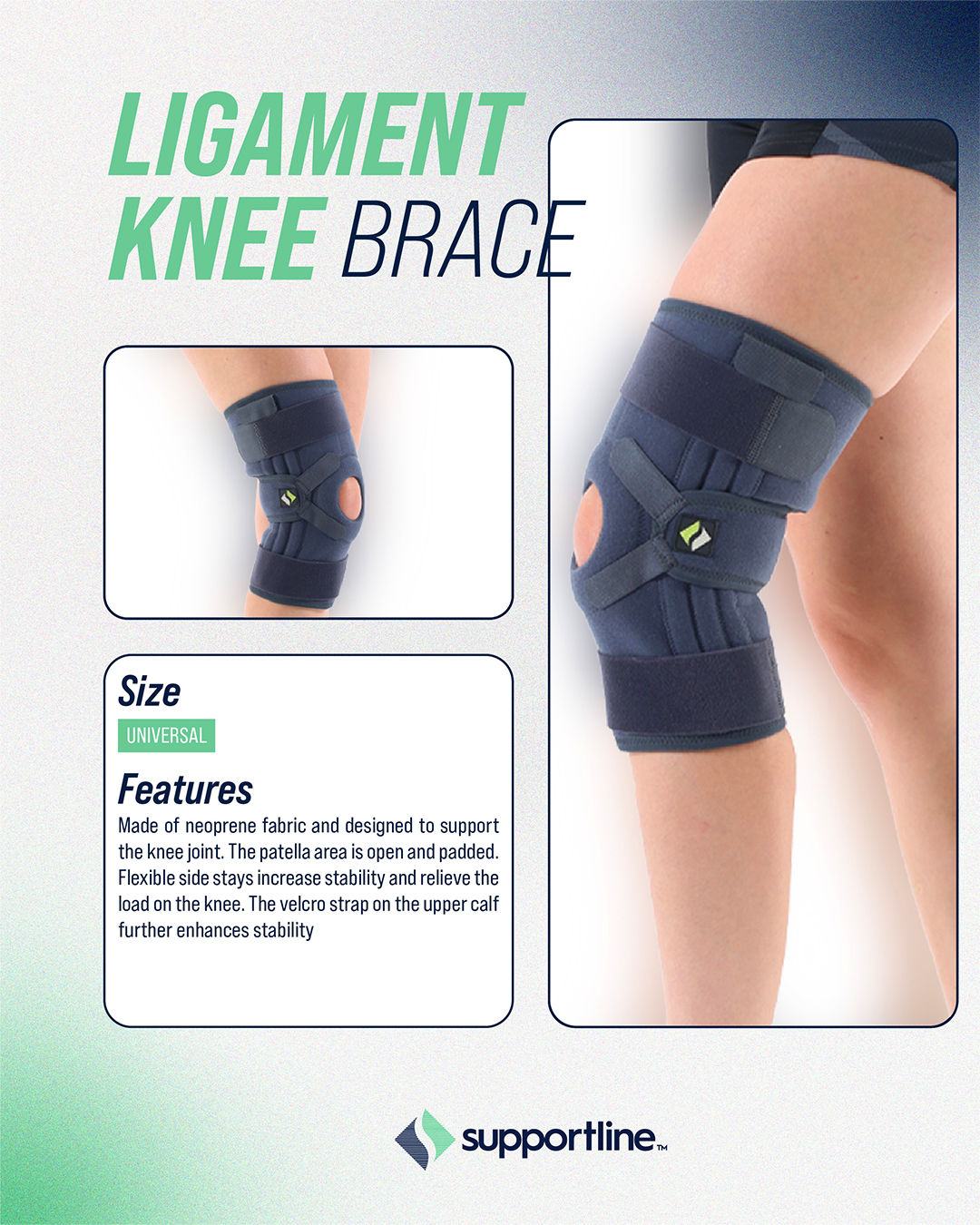 Knee Brace - Pattela &  Ligament Crossed Band Support
