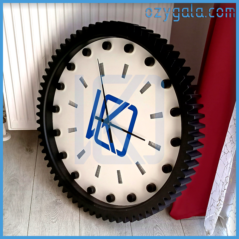 Steel Cog Wheel Clock