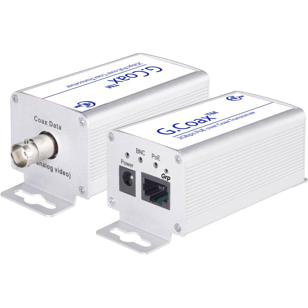 Gigabit PoE over Coax Transceiver