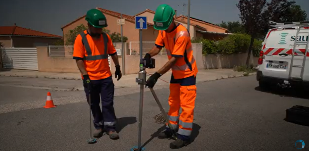 use of a portable valve actuator to open an underground valve